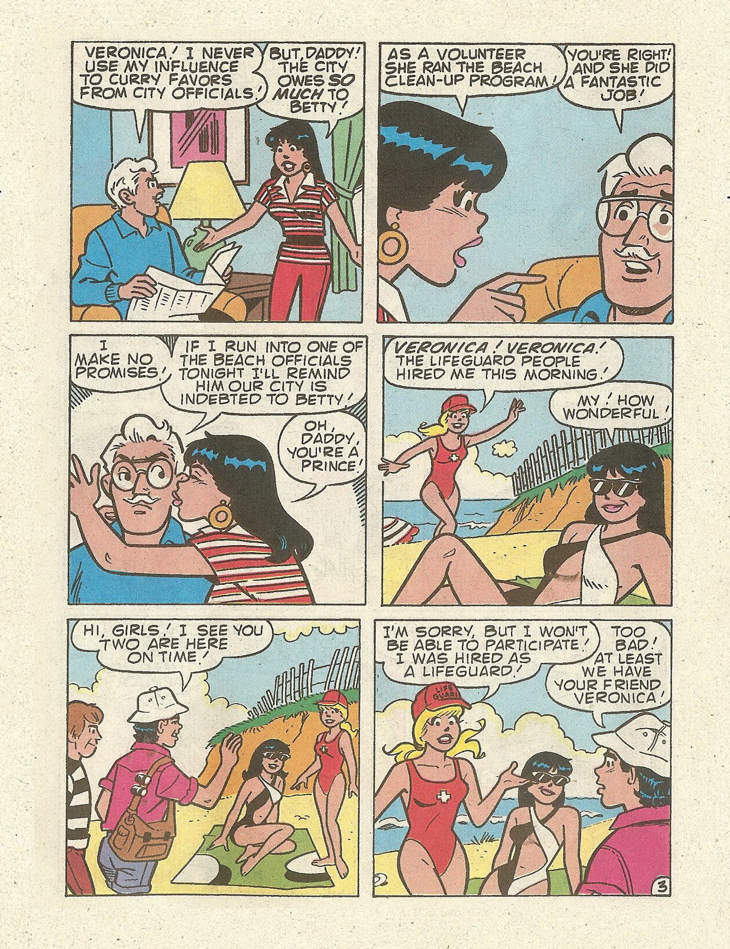 Read online Betty and Veronica Digest Magazine comic -  Issue #70 - 94
