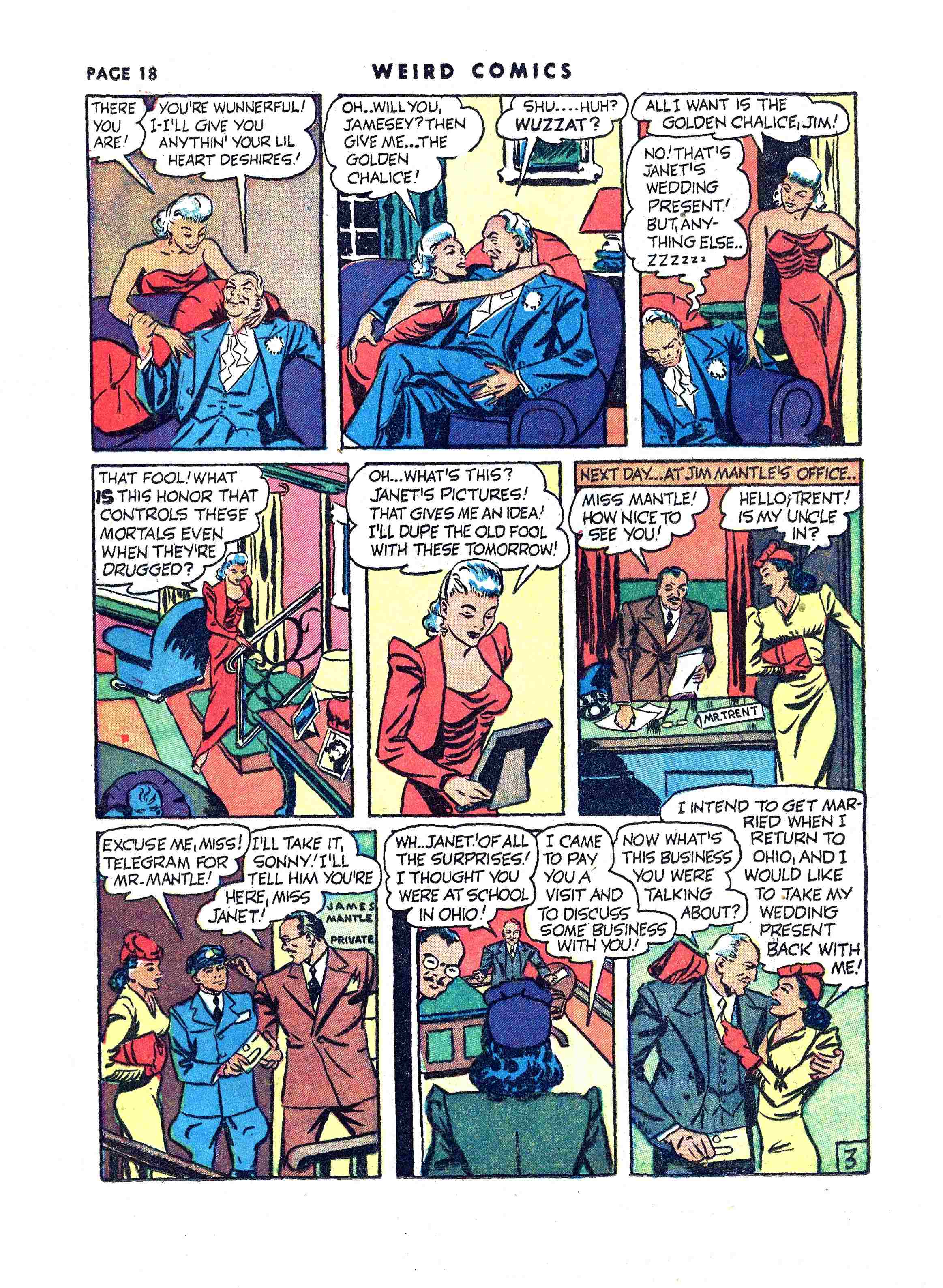 Read online Weird Comics comic -  Issue #18 - 20