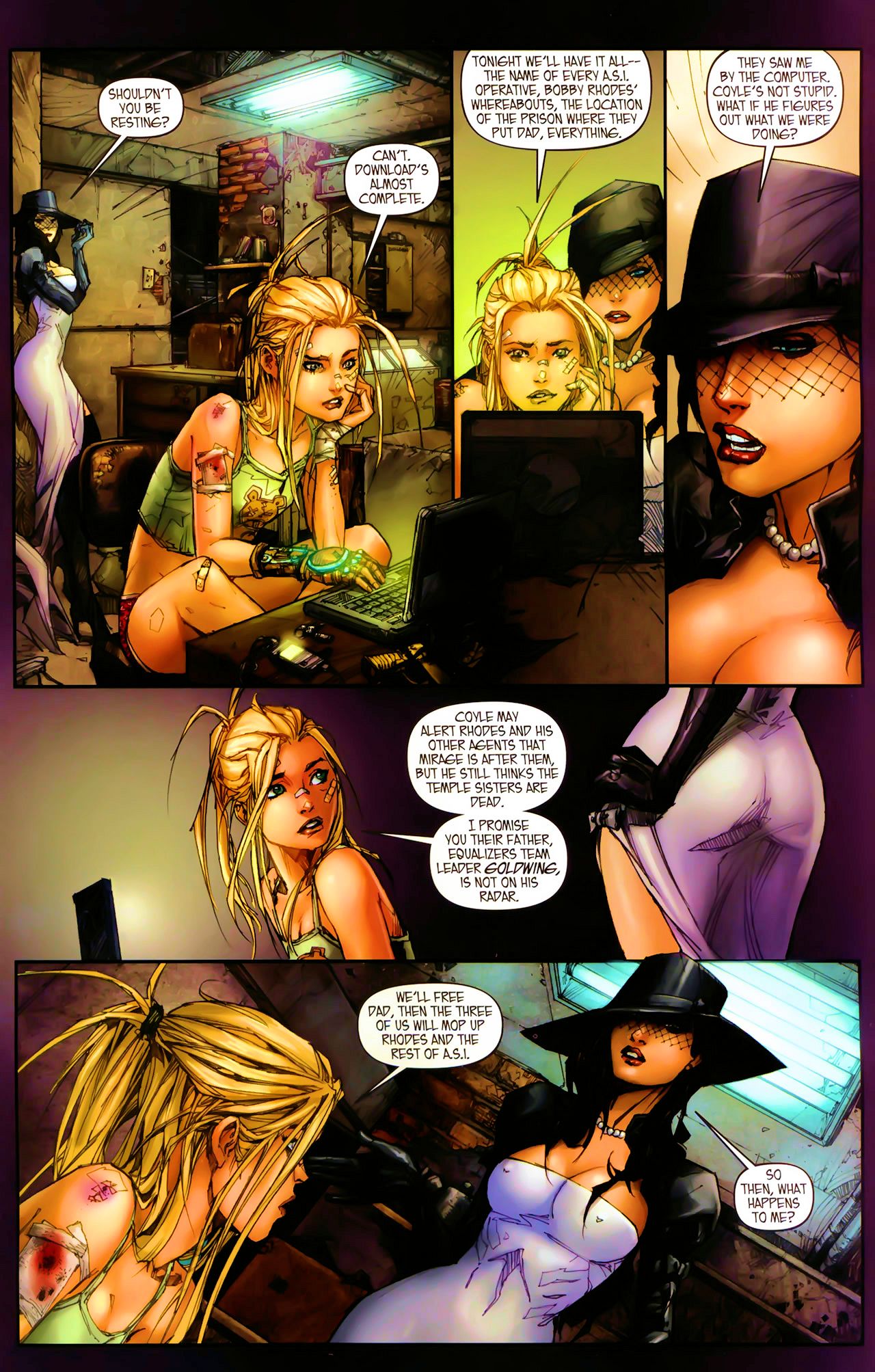 Read online Madame Mirage comic -  Issue #5 - 10
