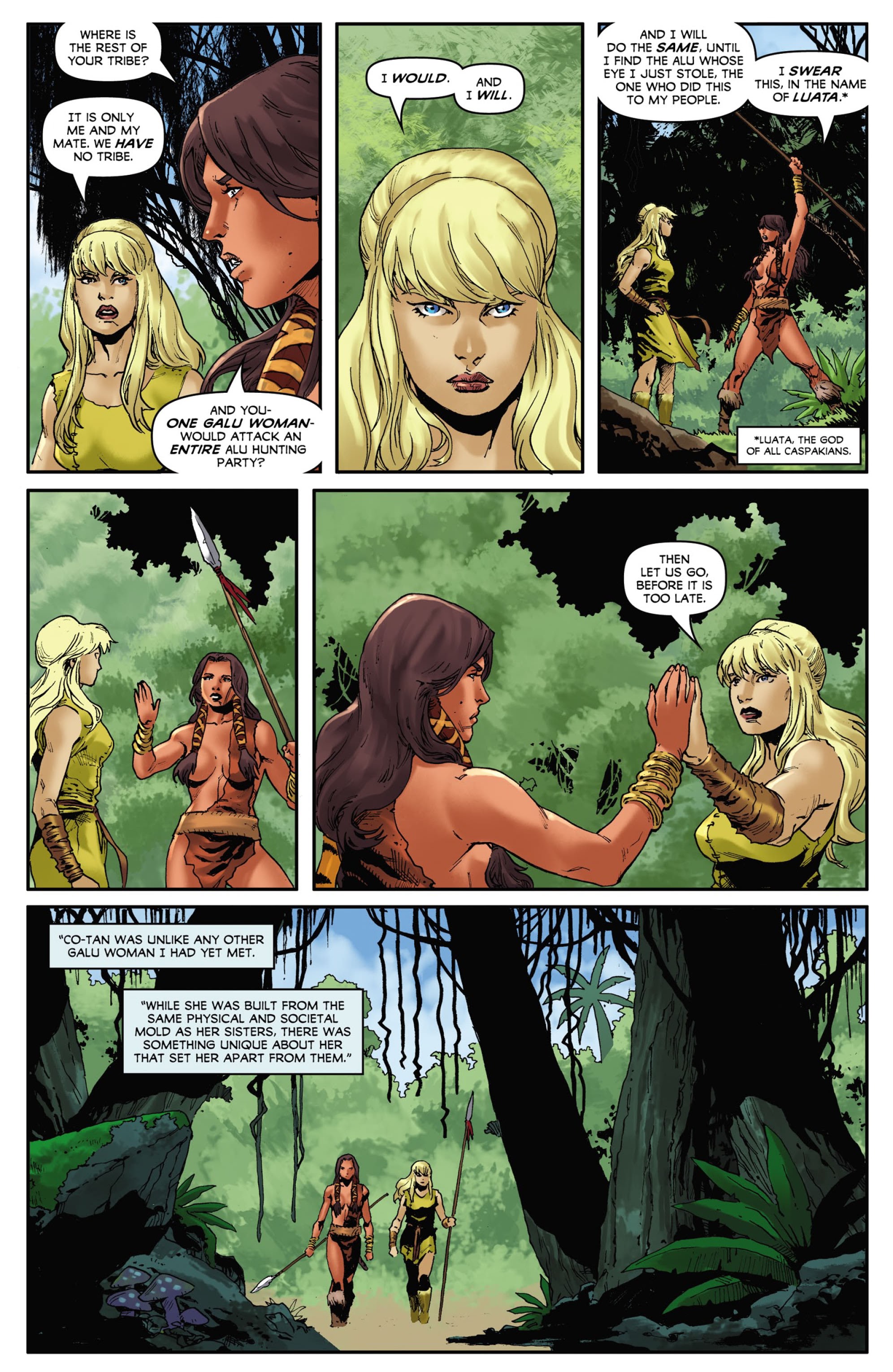 Read online The Land That Time Forgot: Fearless comic -  Issue #1 - 18