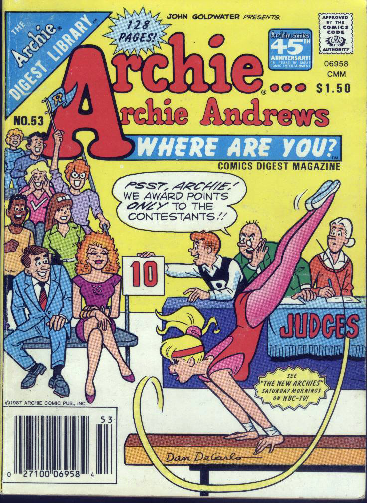 Read online Archie...Archie Andrews, Where Are You? Digest Magazine comic -  Issue #53 - 1