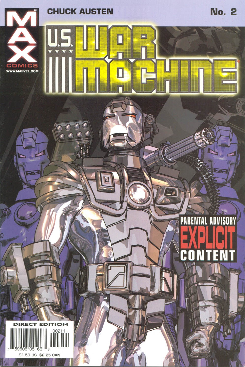 Read online U.S. War Machine comic -  Issue #2 - 1