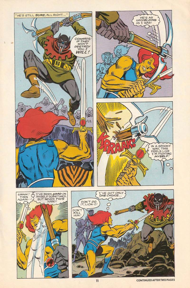 Read online ThunderCats (1987) comic -  Issue #20 - 11
