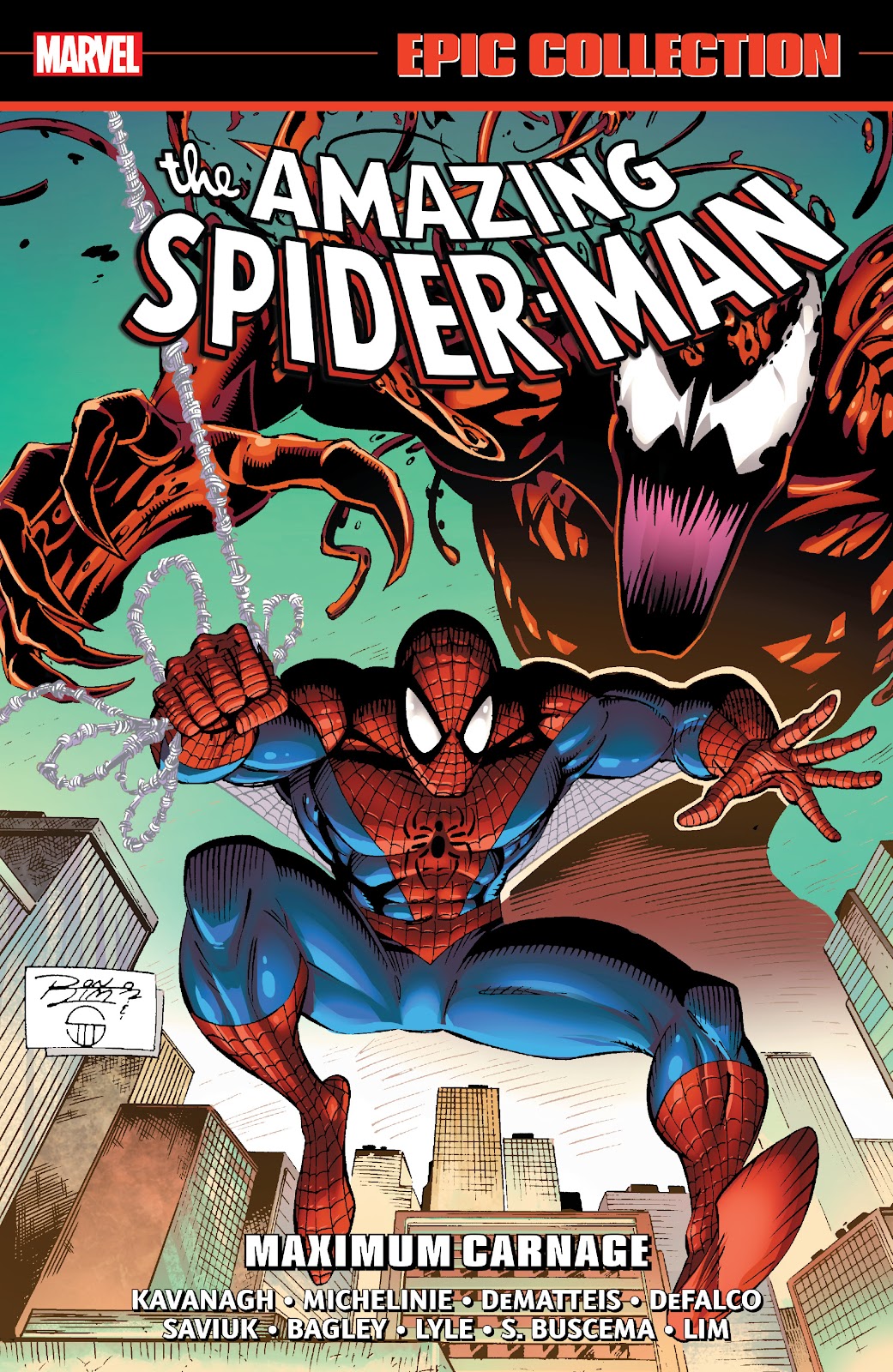 <{ $series->title }} issue Maximum Carnage (Part 1) - Page 1