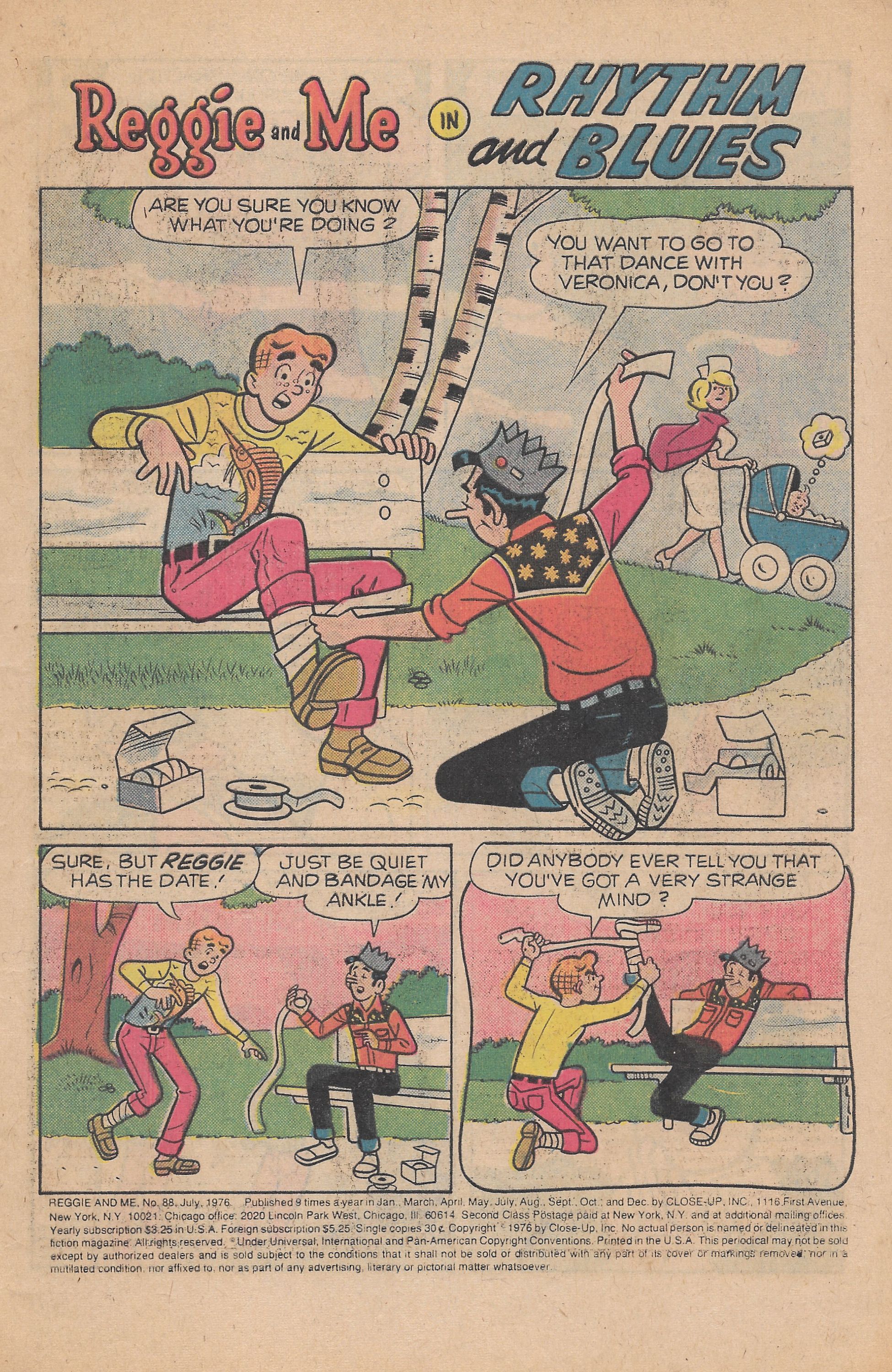 Read online Reggie and Me (1966) comic -  Issue #88 - 3
