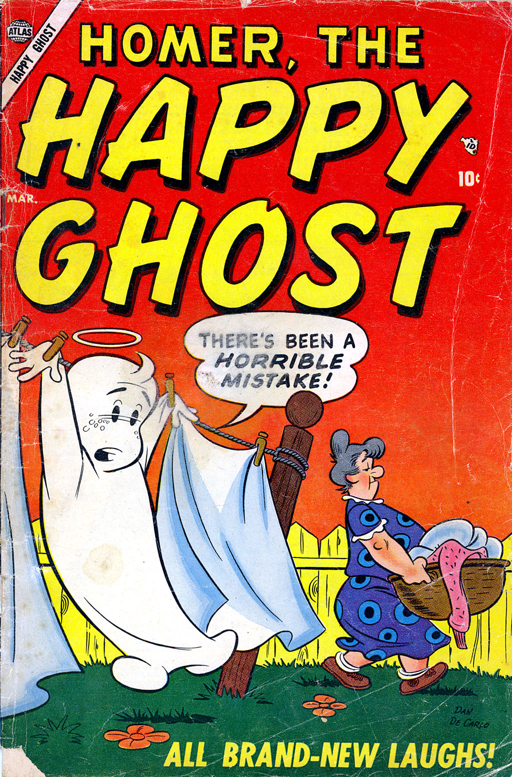 Read online Homer, the Happy Ghost comic -  Issue #1 - 1