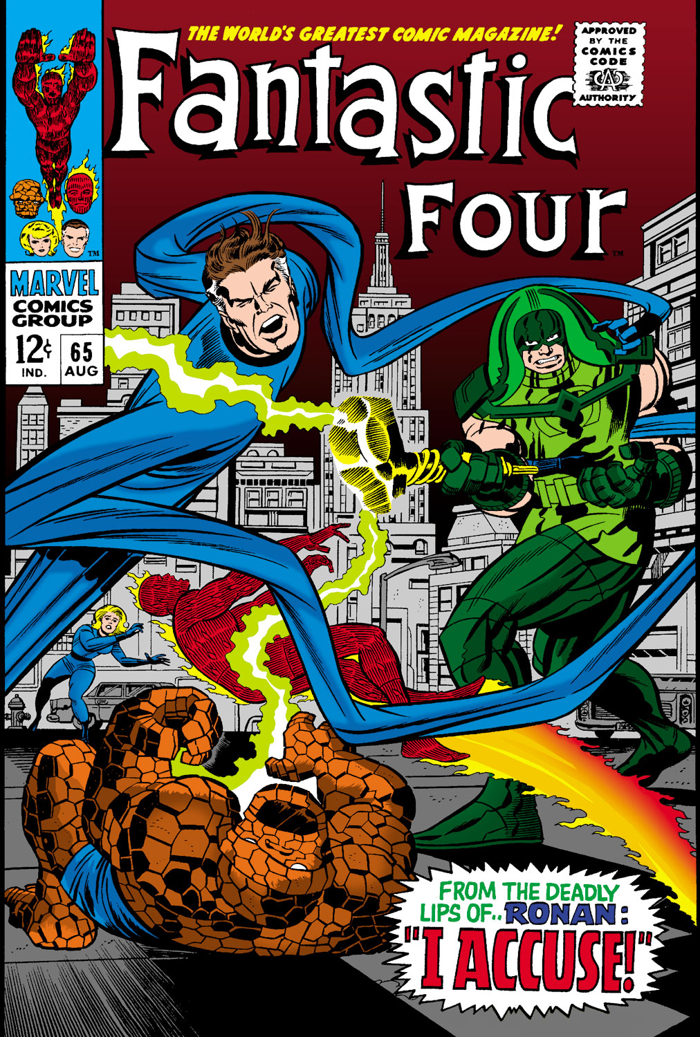 Read online Fantastic Four (1961) comic -  Issue #65 - 1