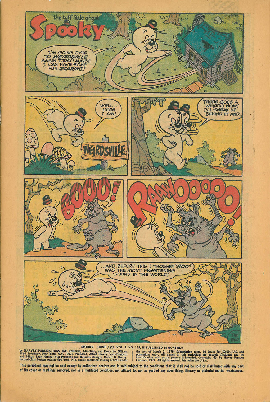 Read online Spooky comic -  Issue #124 - 3