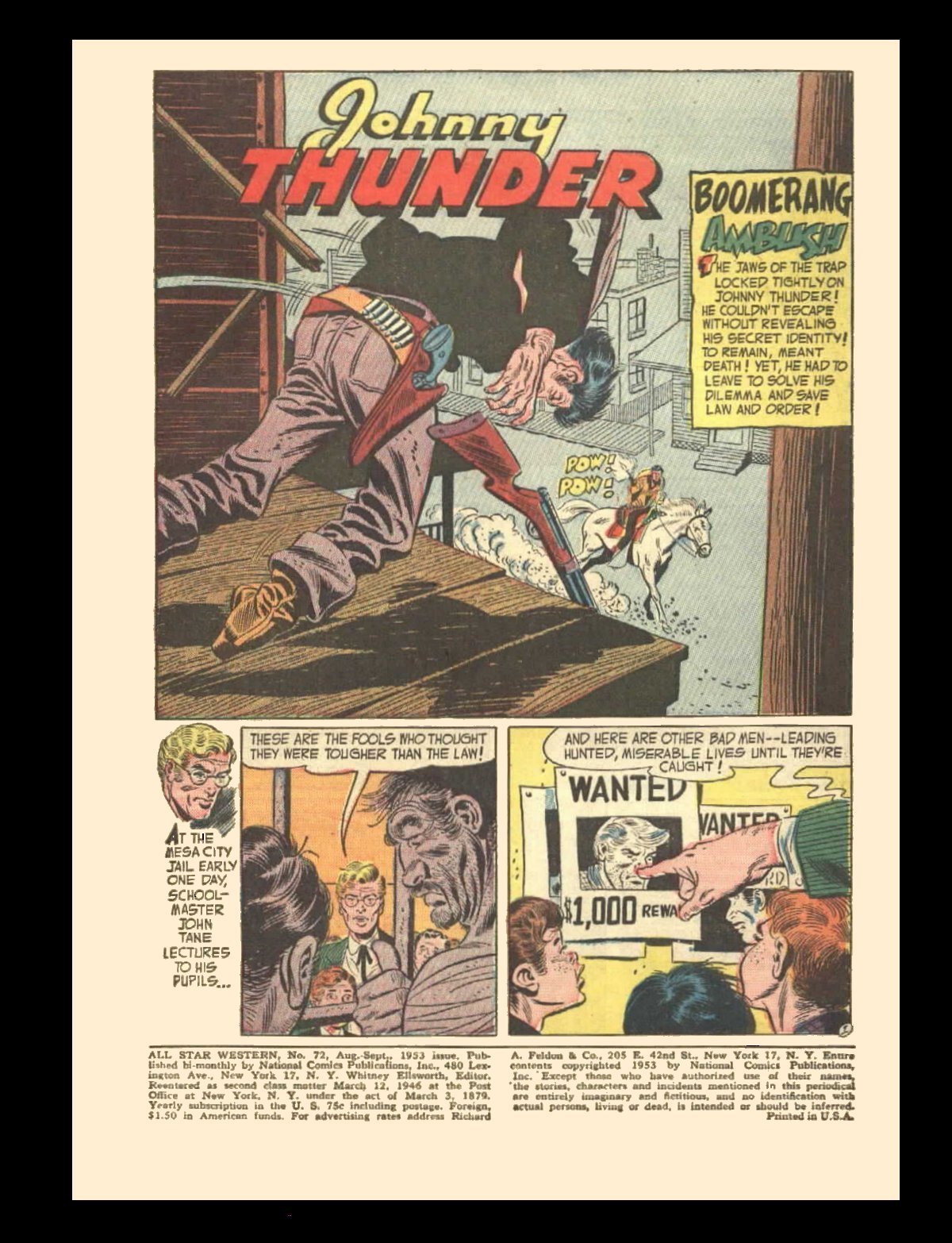 Read online All-Star Western (1951) comic -  Issue #72 - 3