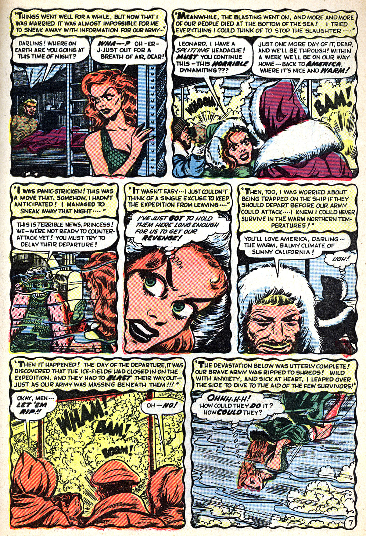 Read online Sub-Mariner Comics comic -  Issue #33 - 9