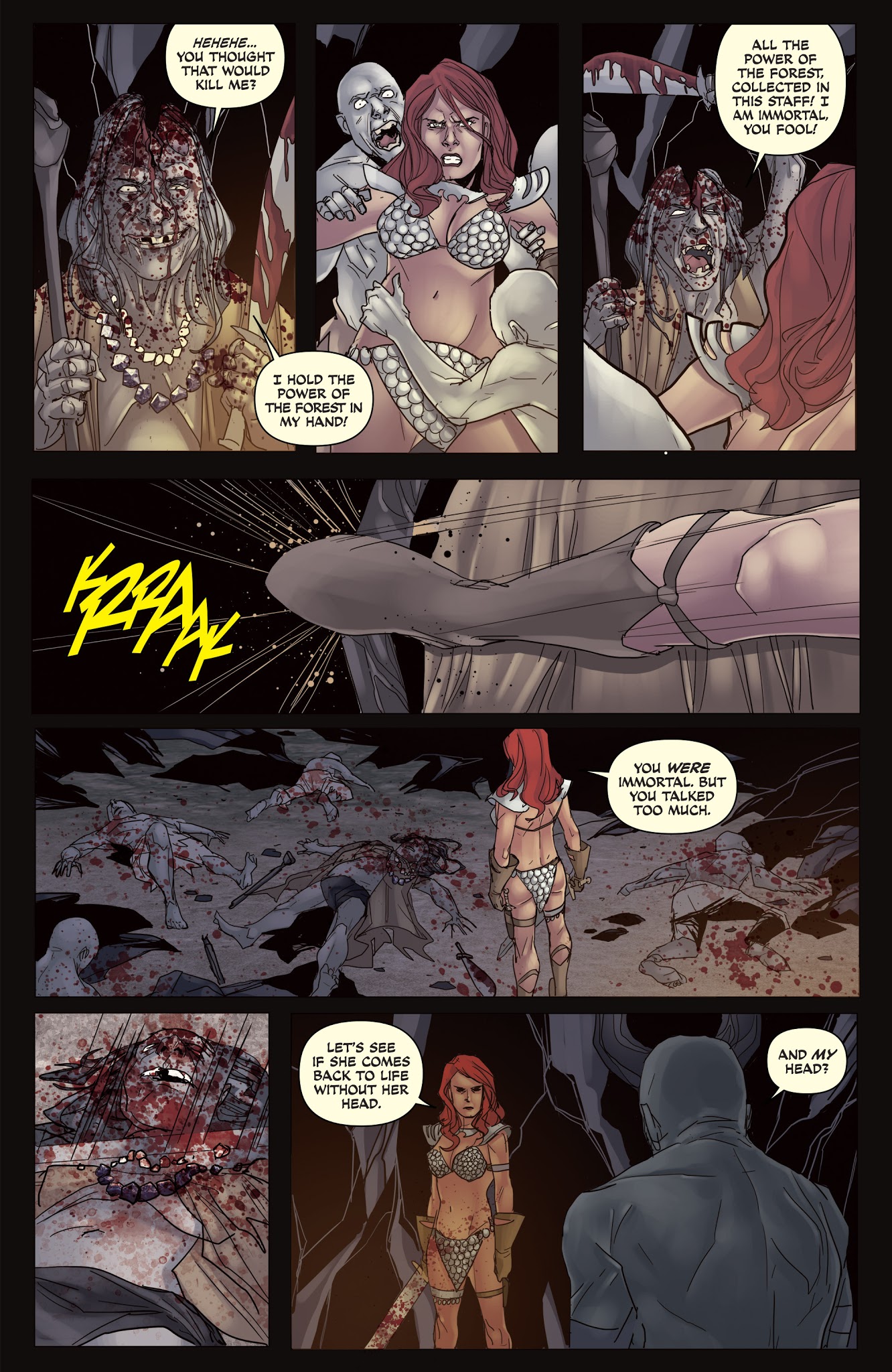 Read online Legends of Red Sonja comic -  Issue # TPB - 88
