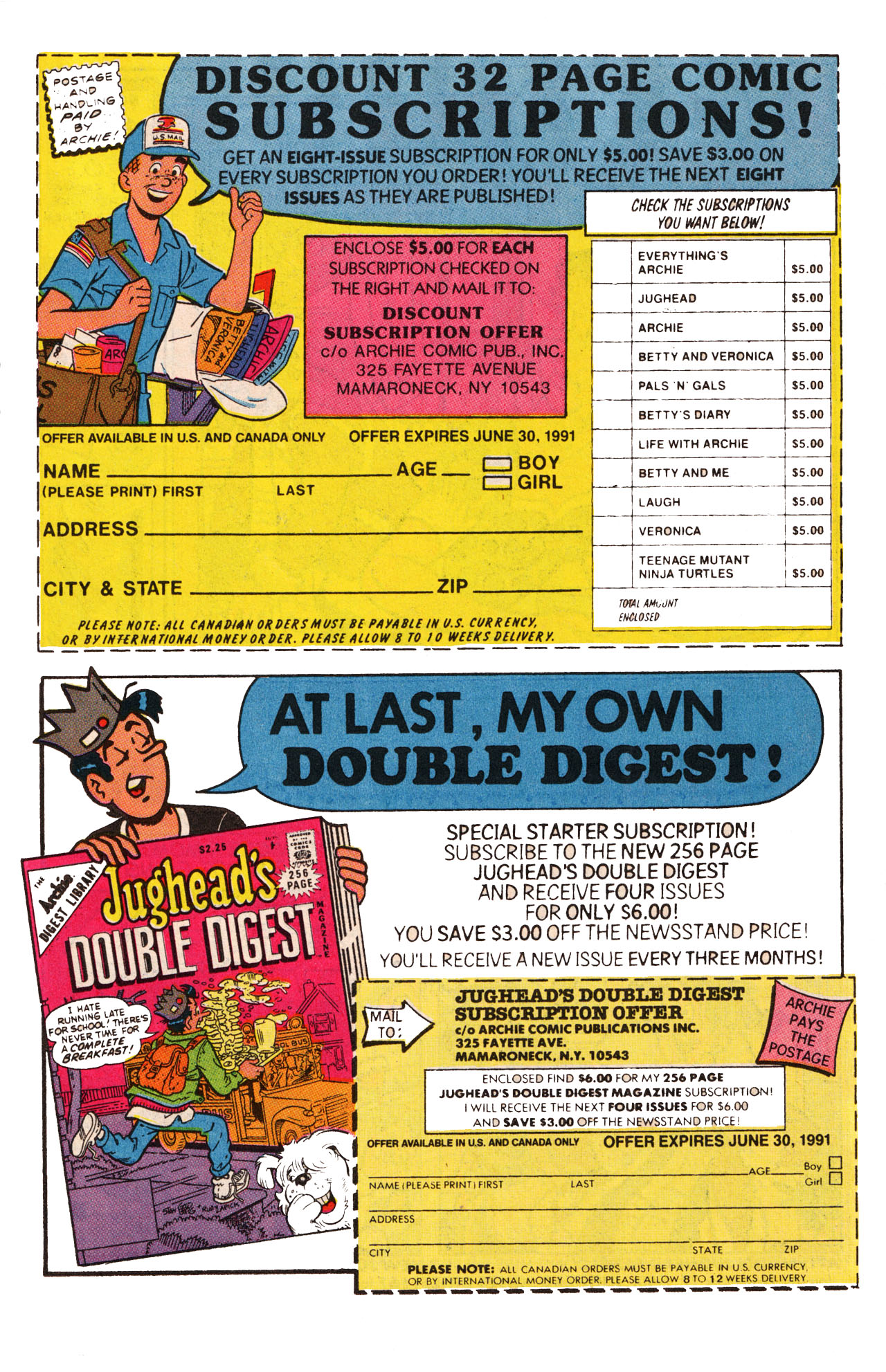 Read online Jughead (1987) comic -  Issue #22 - 19