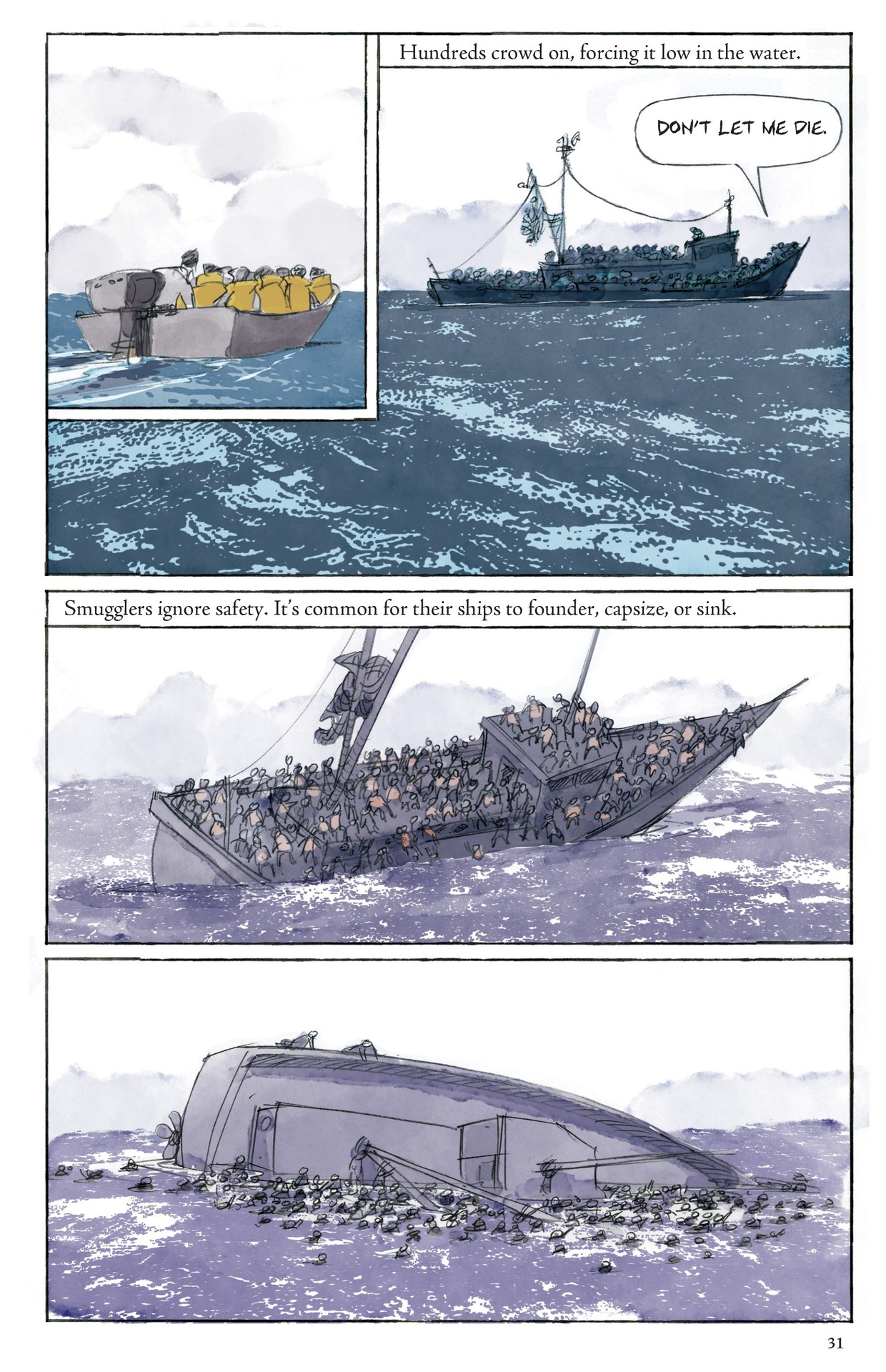 Read online The Unwanted: Stories of the Syrian Refugees comic -  Issue # TPB - 30