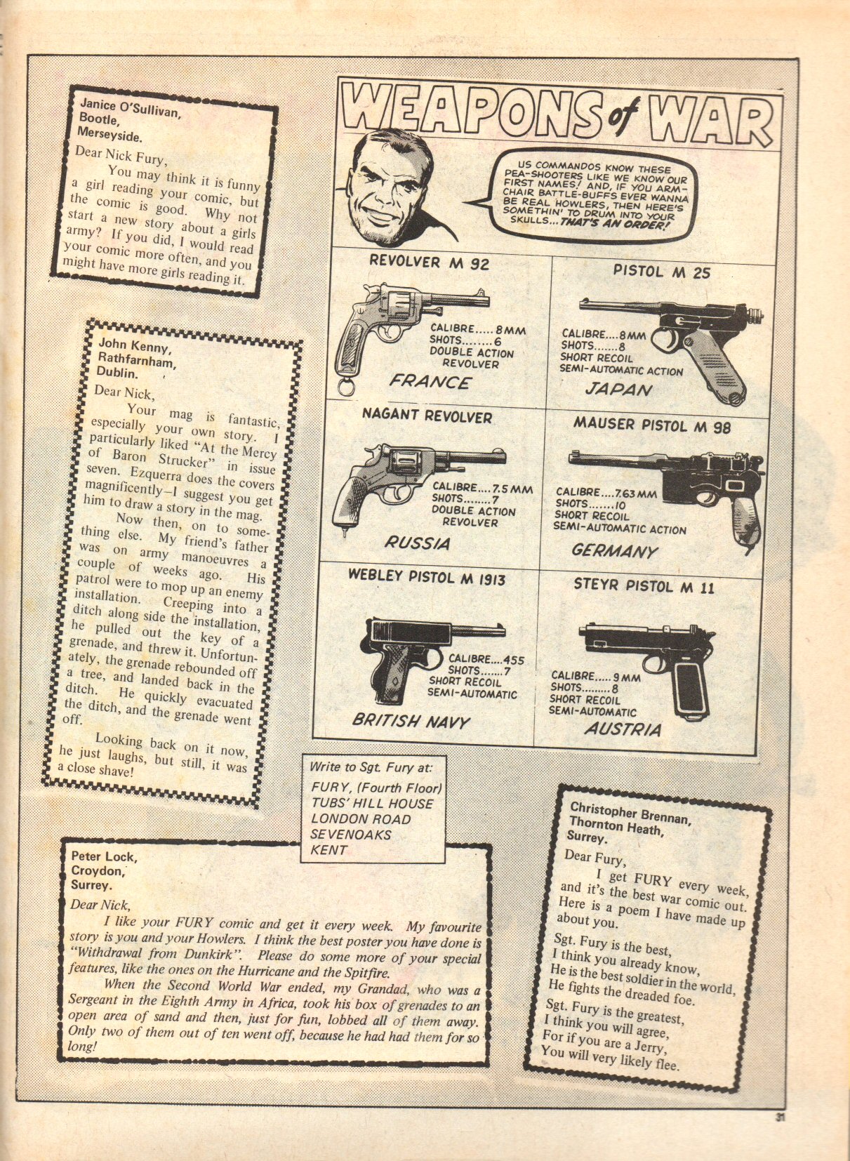 Read online Fury (1977) comic -  Issue #17 - 31