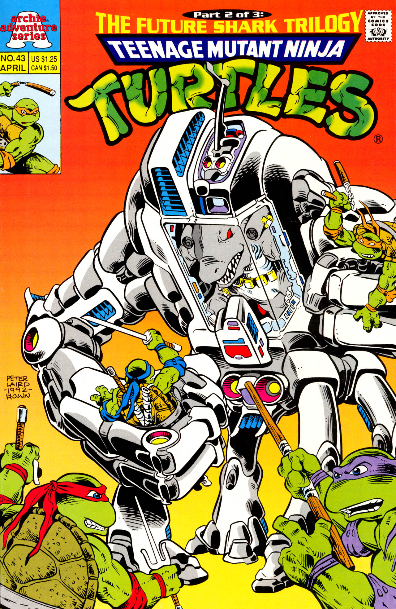 Read online Teenage Mutant Ninja Turtles Adventures (1989) comic -  Issue #43 - 1