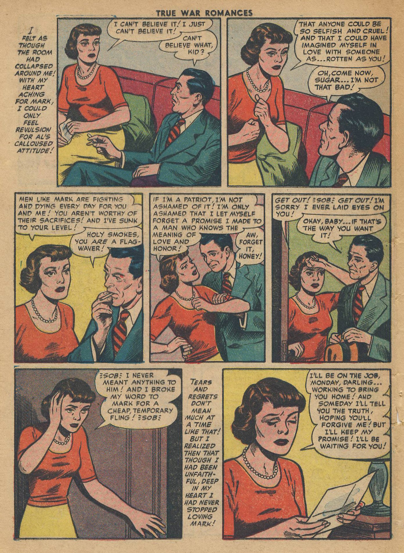 Read online True War Romances comic -  Issue #3 - 24