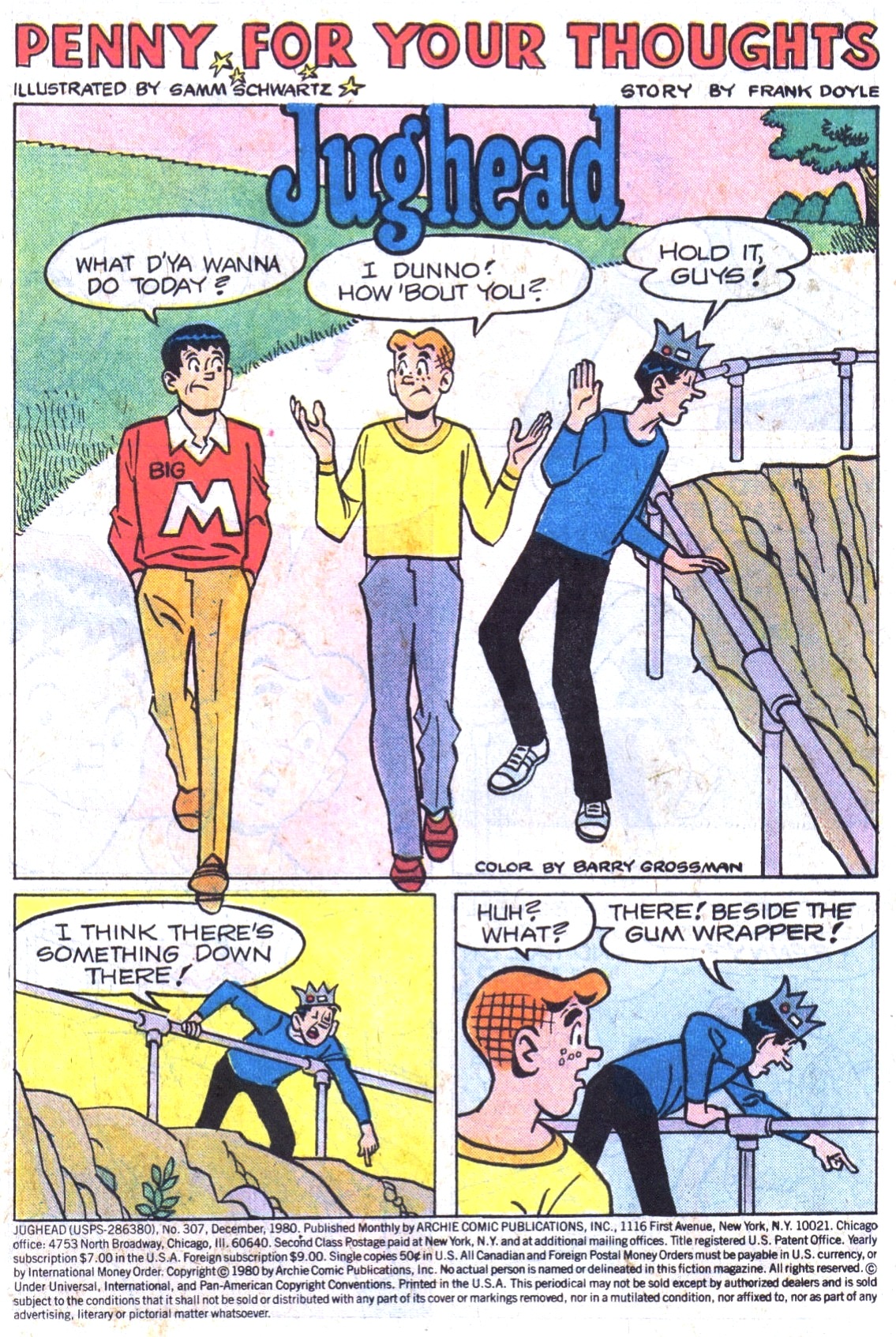 Read online Jughead (1965) comic -  Issue #307 - 3