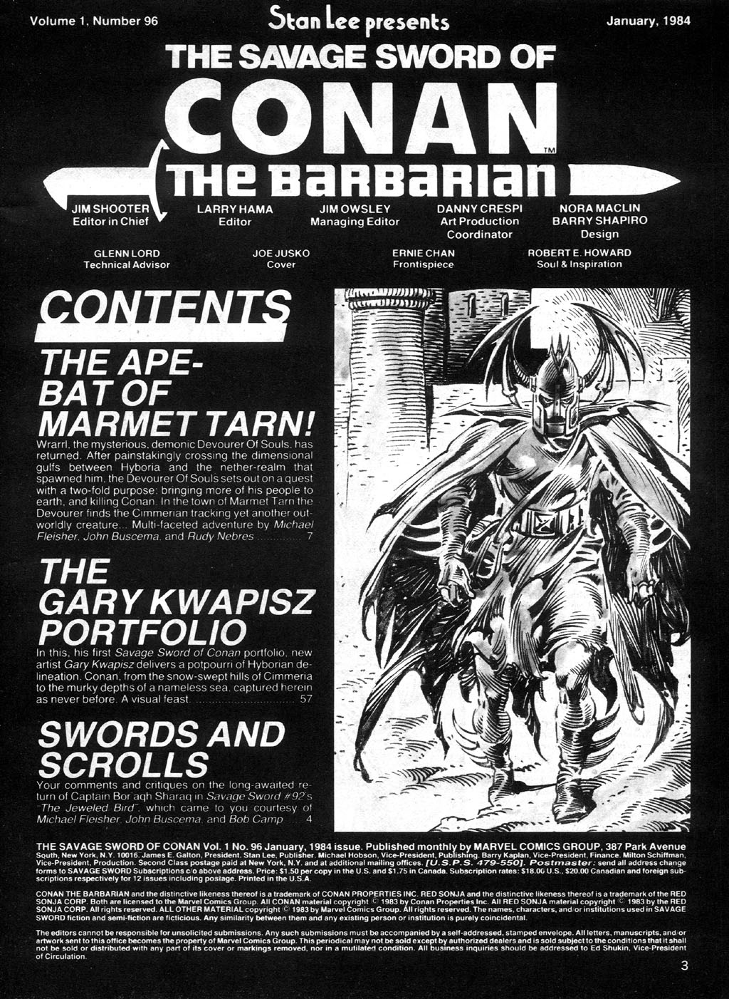 Read online The Savage Sword Of Conan comic -  Issue #96 - 3
