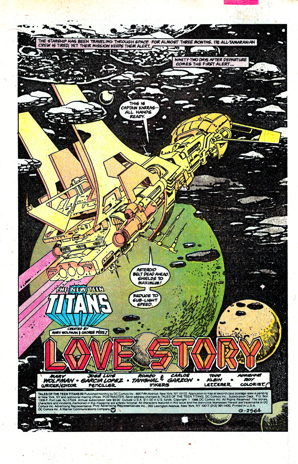 Read online Tales of the Teen Titans comic -  Issue #69 - 2