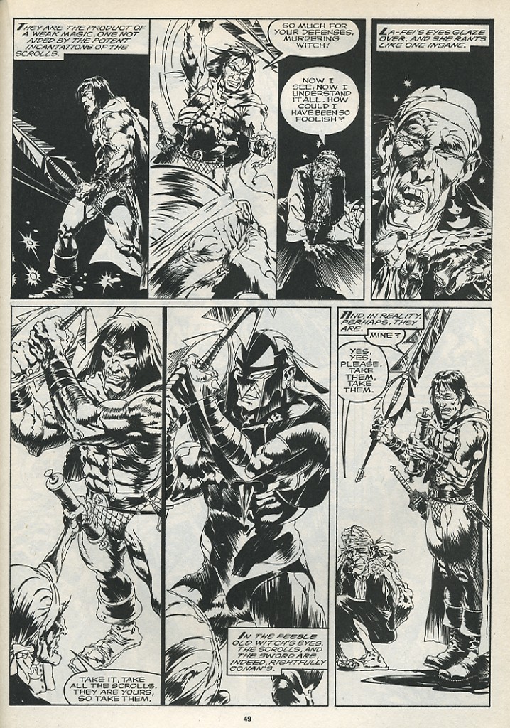 Read online The Savage Sword Of Conan comic -  Issue #175 - 51