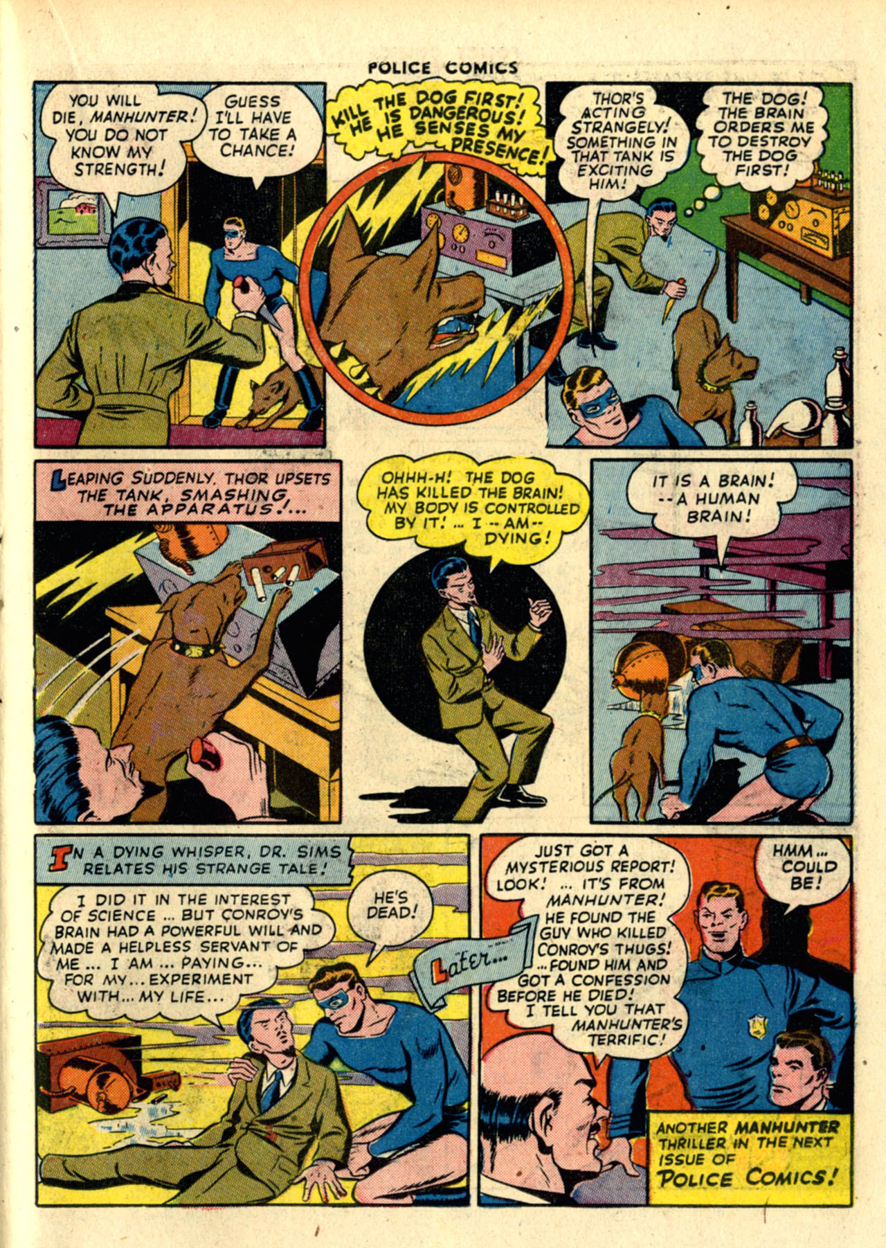 Read online Police Comics comic -  Issue #29 - 39