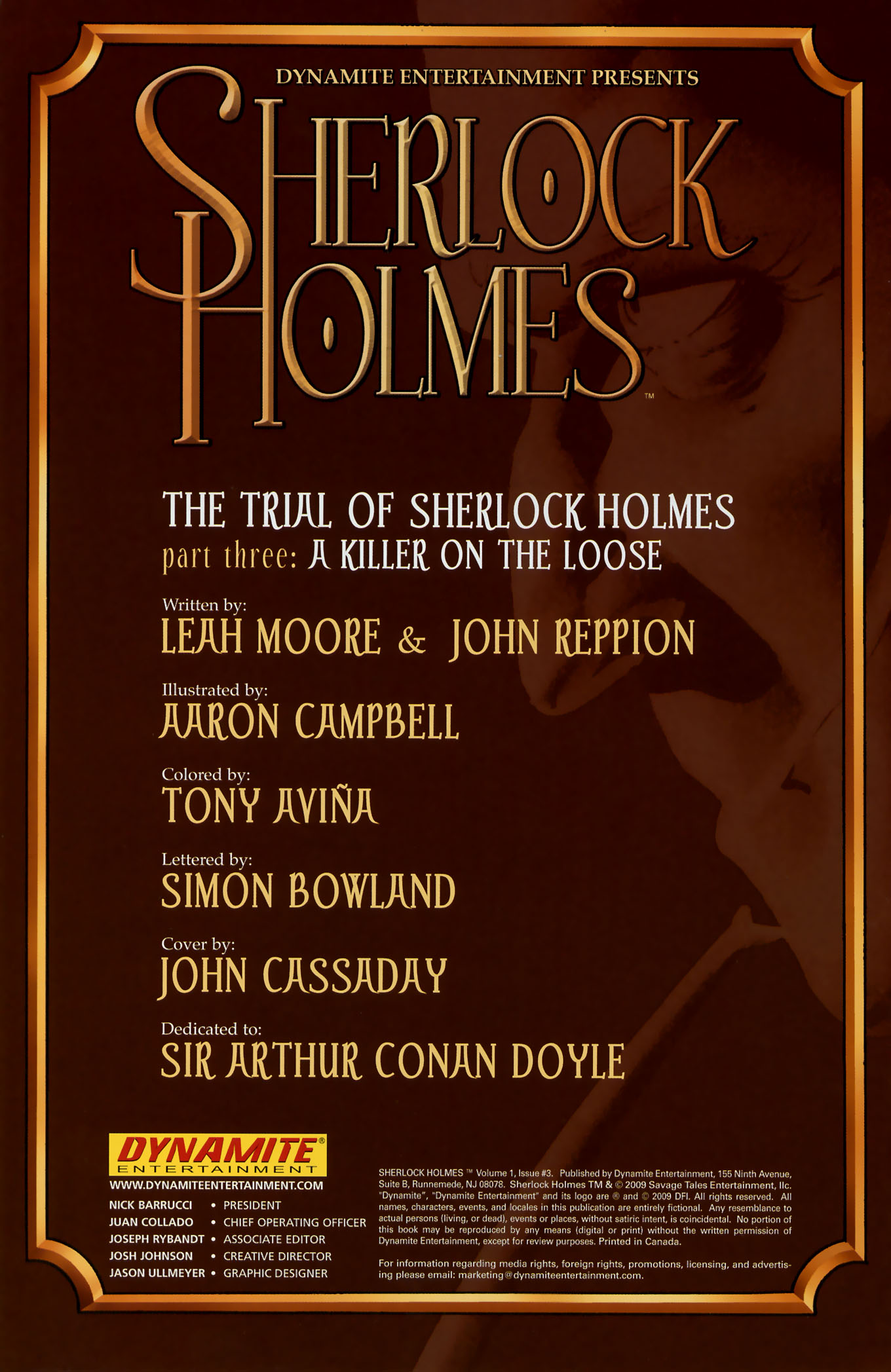 Read online Sherlock Holmes (2009) comic -  Issue #3 - 2