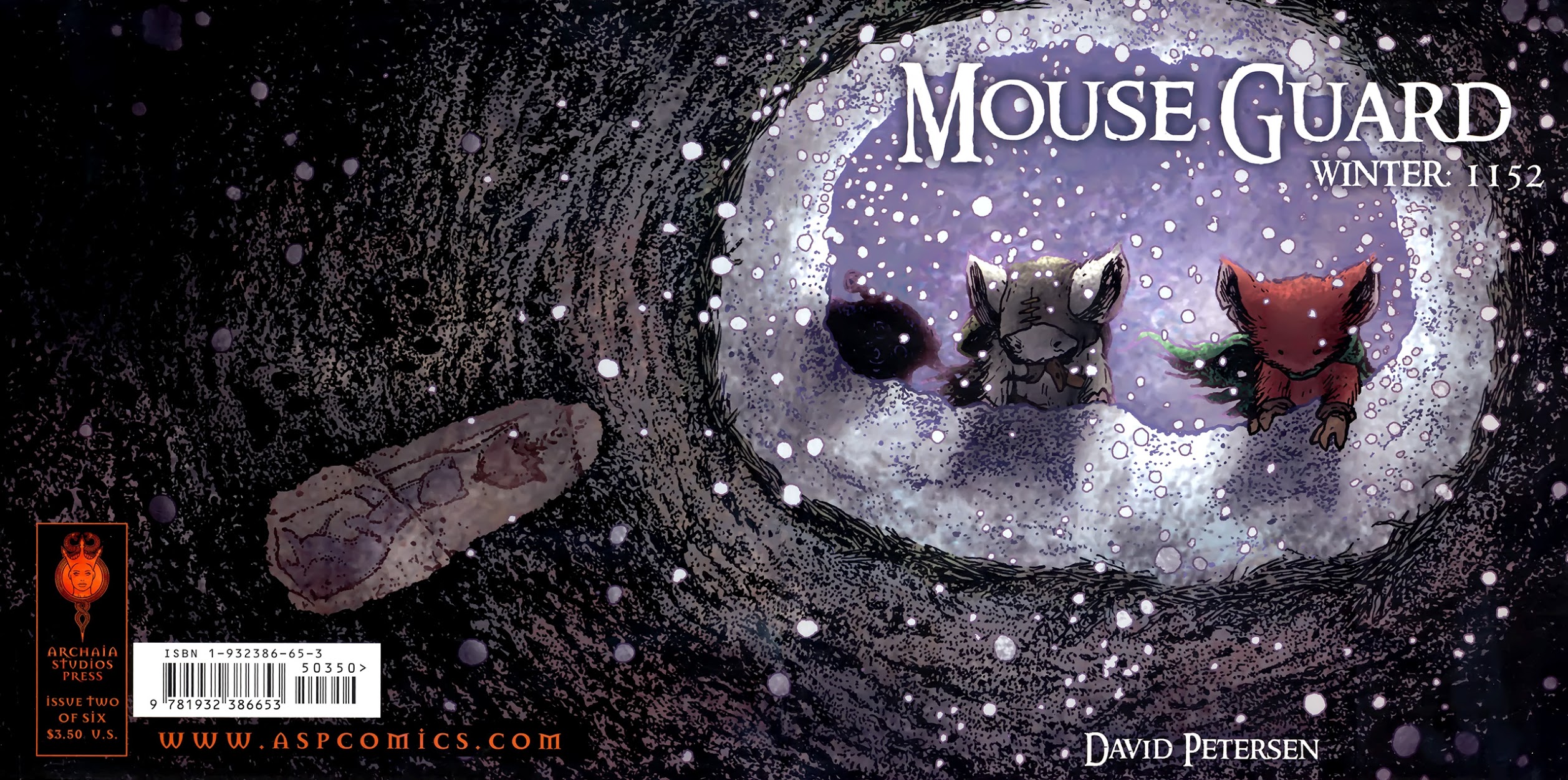 Read online Mouse Guard: Winter 1152 comic -  Issue #2 - 1