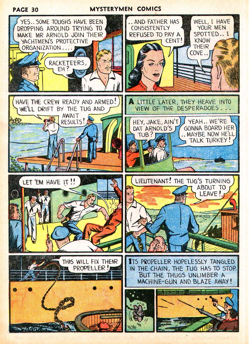 Read online Mystery Men Comics comic -  Issue #4 - 32