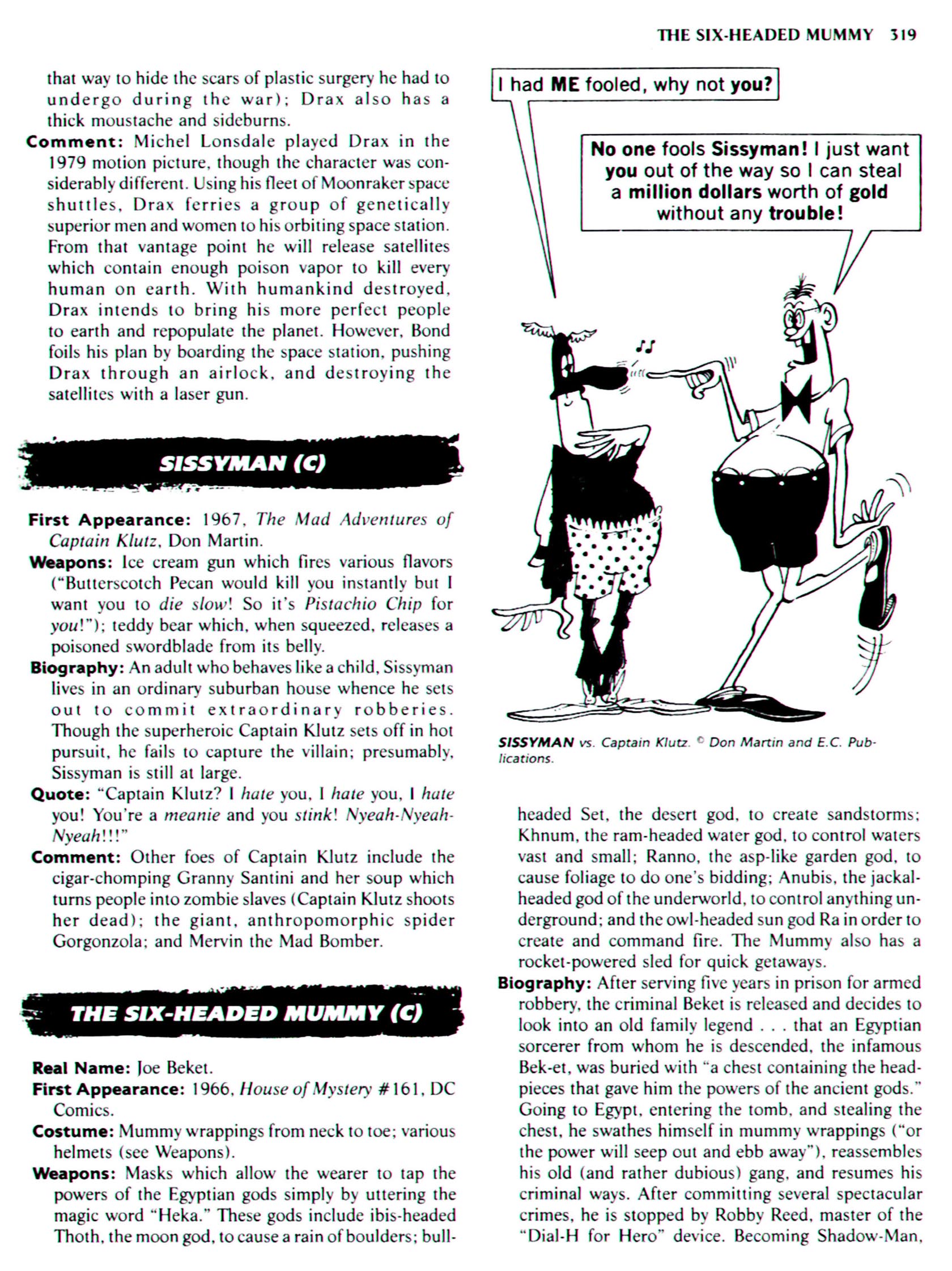 Read online The Encyclopedia of Super Villains comic -  Issue # TPB (Part 2) - 102