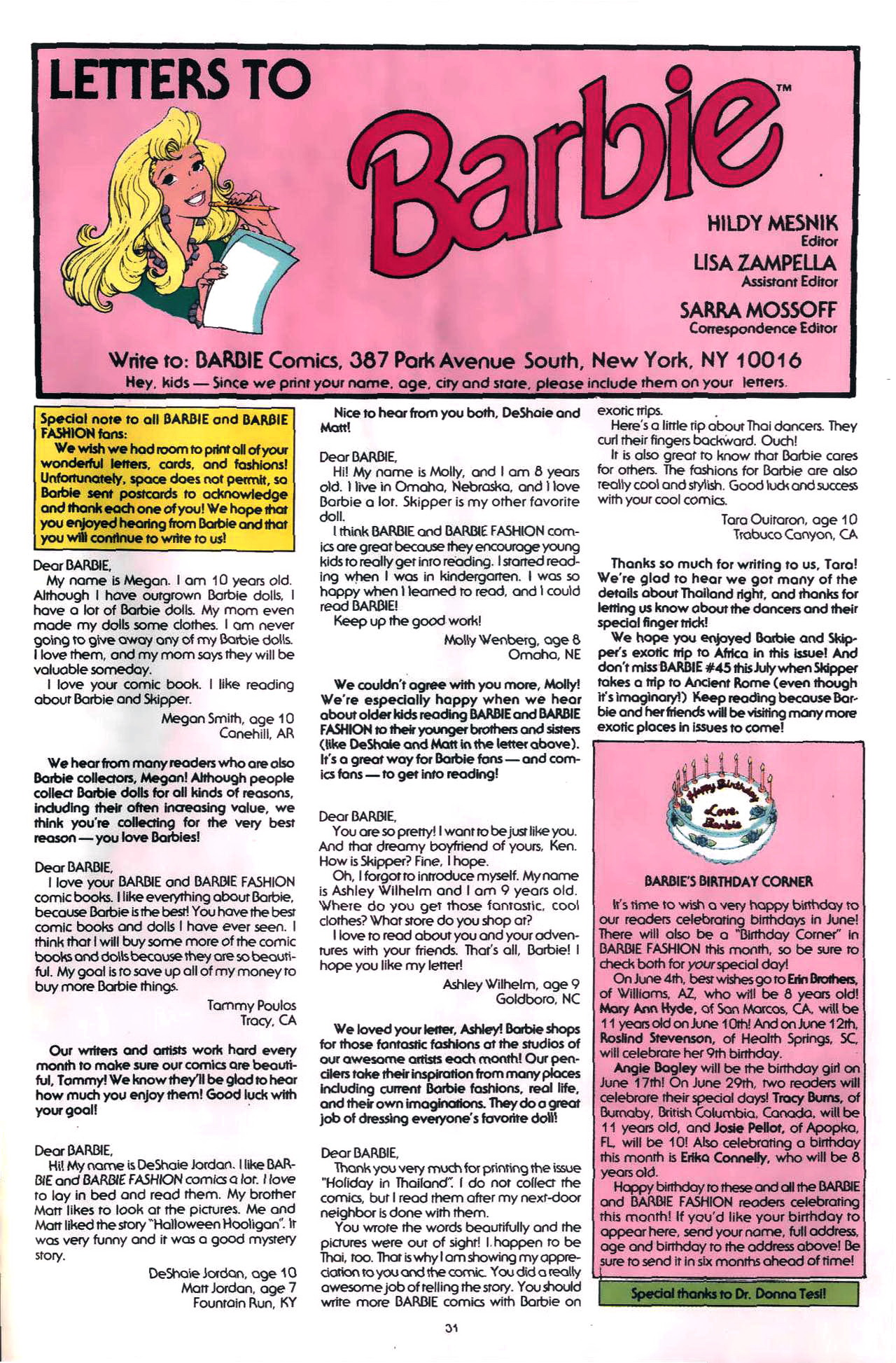 Read online Barbie comic -  Issue #44 - 32