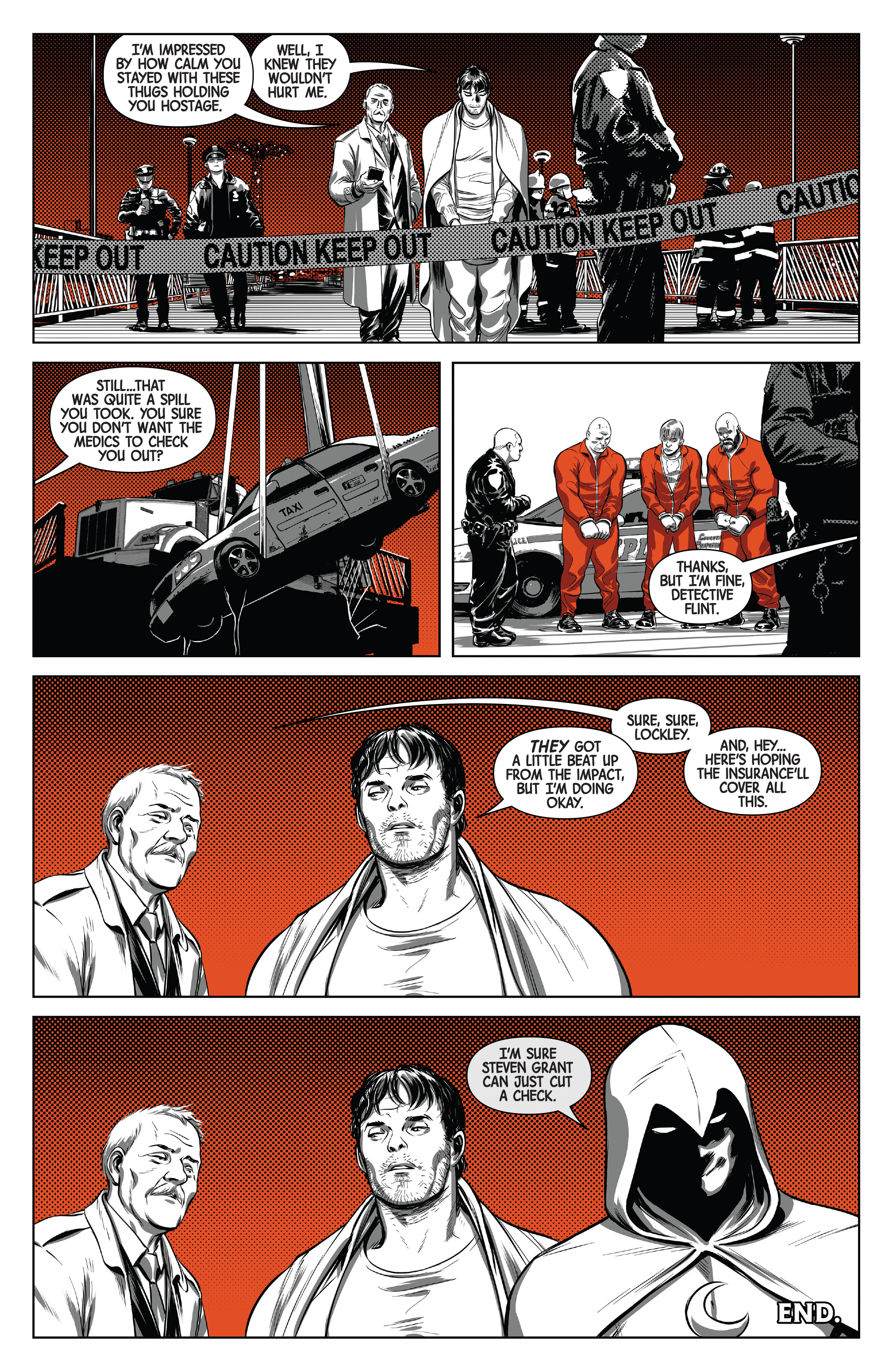 Read online Moon Knight: Black, White & Blood comic -  Issue #3 - 13