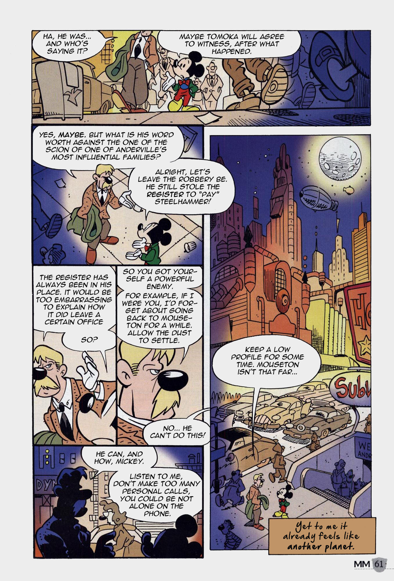 Read online Mickey Mouse Mystery Magazine comic -  Issue #1 - 61