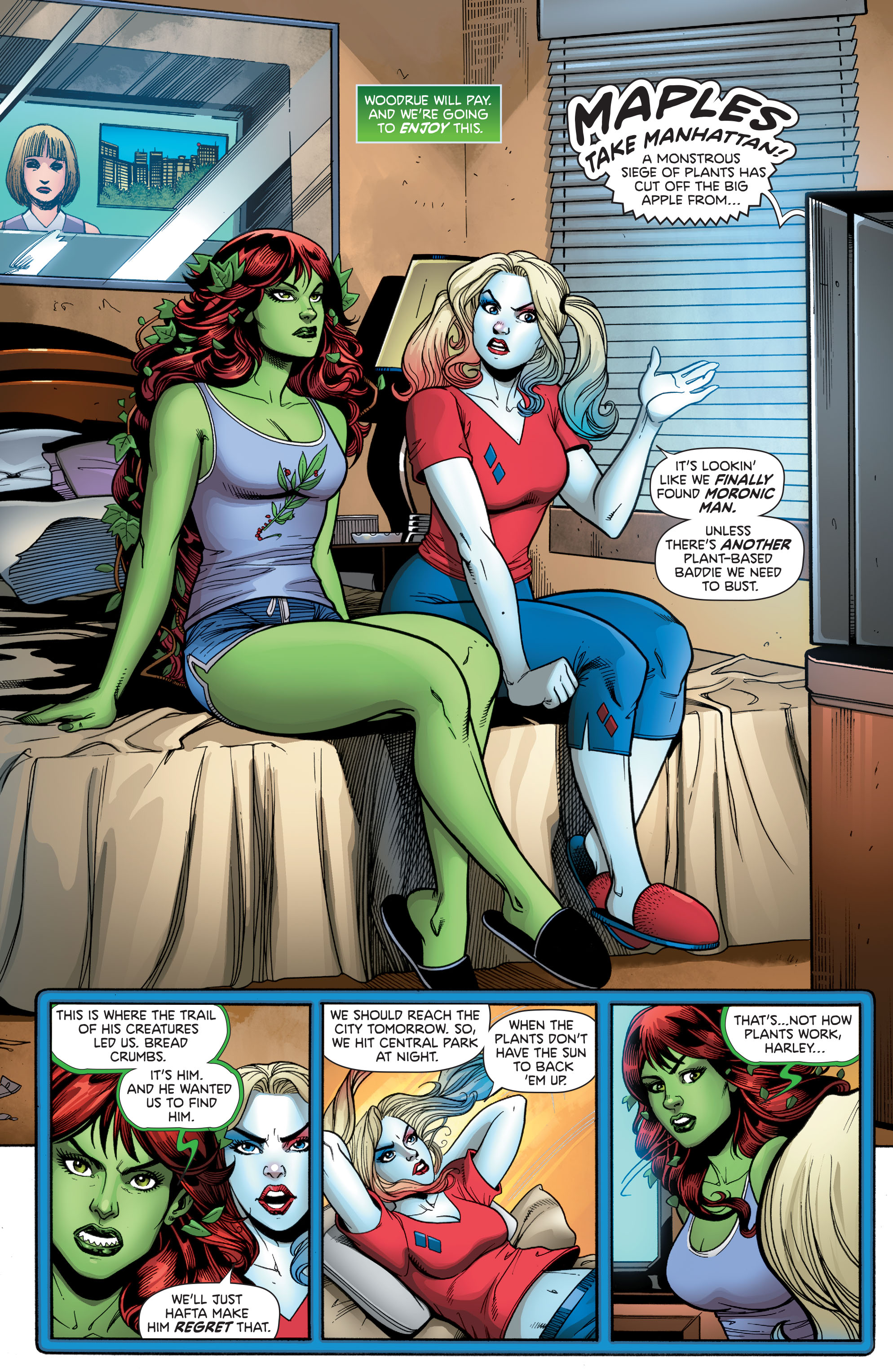 Harley quinn poison ivy comic sex scenes