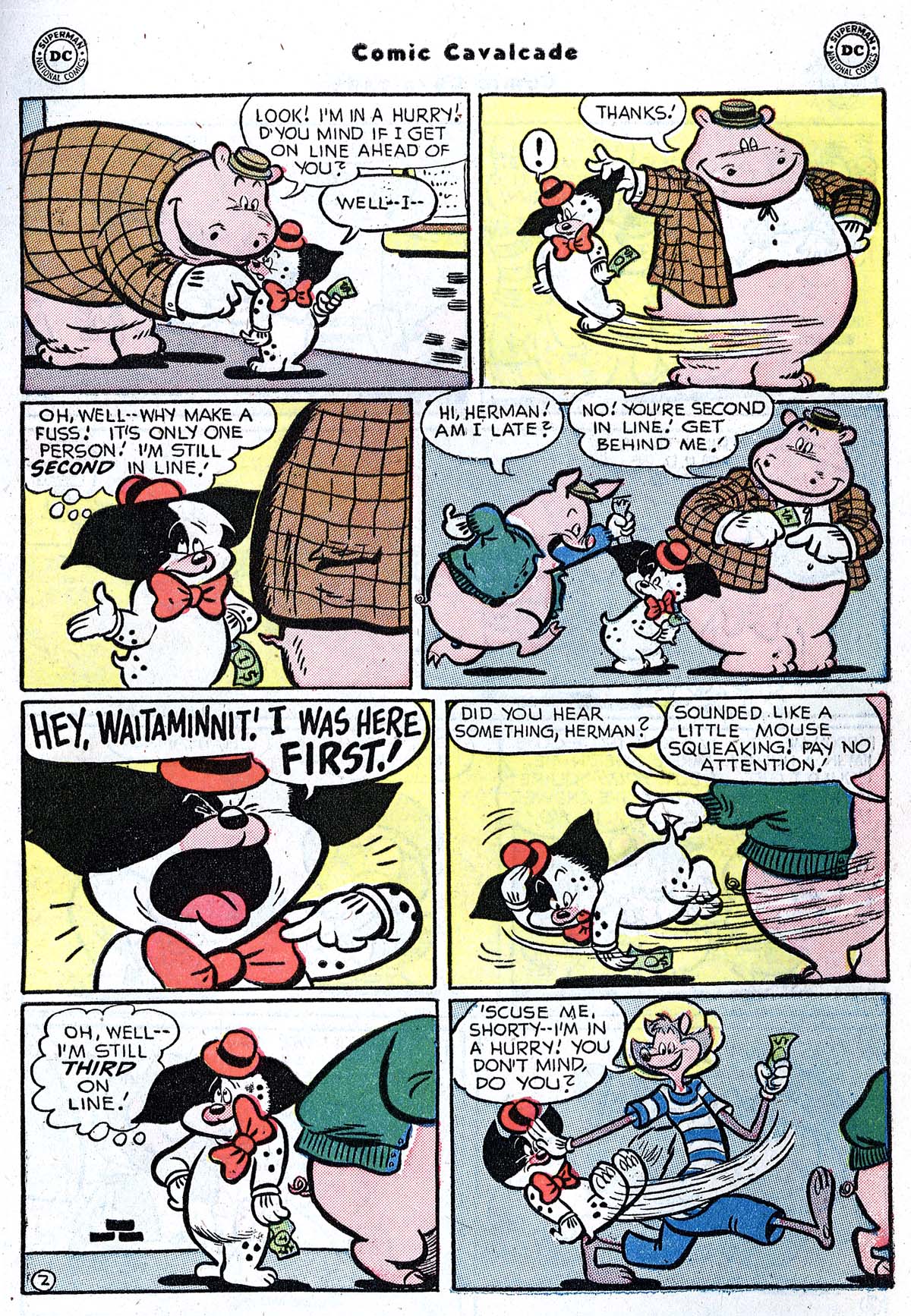 Read online Comic Cavalcade comic -  Issue #58 - 61