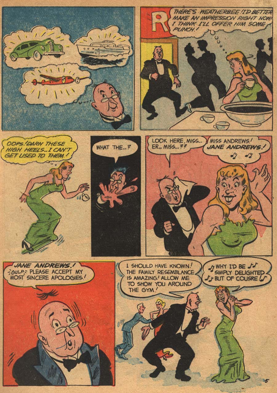 Read online Pep Comics comic -  Issue #59 - 7