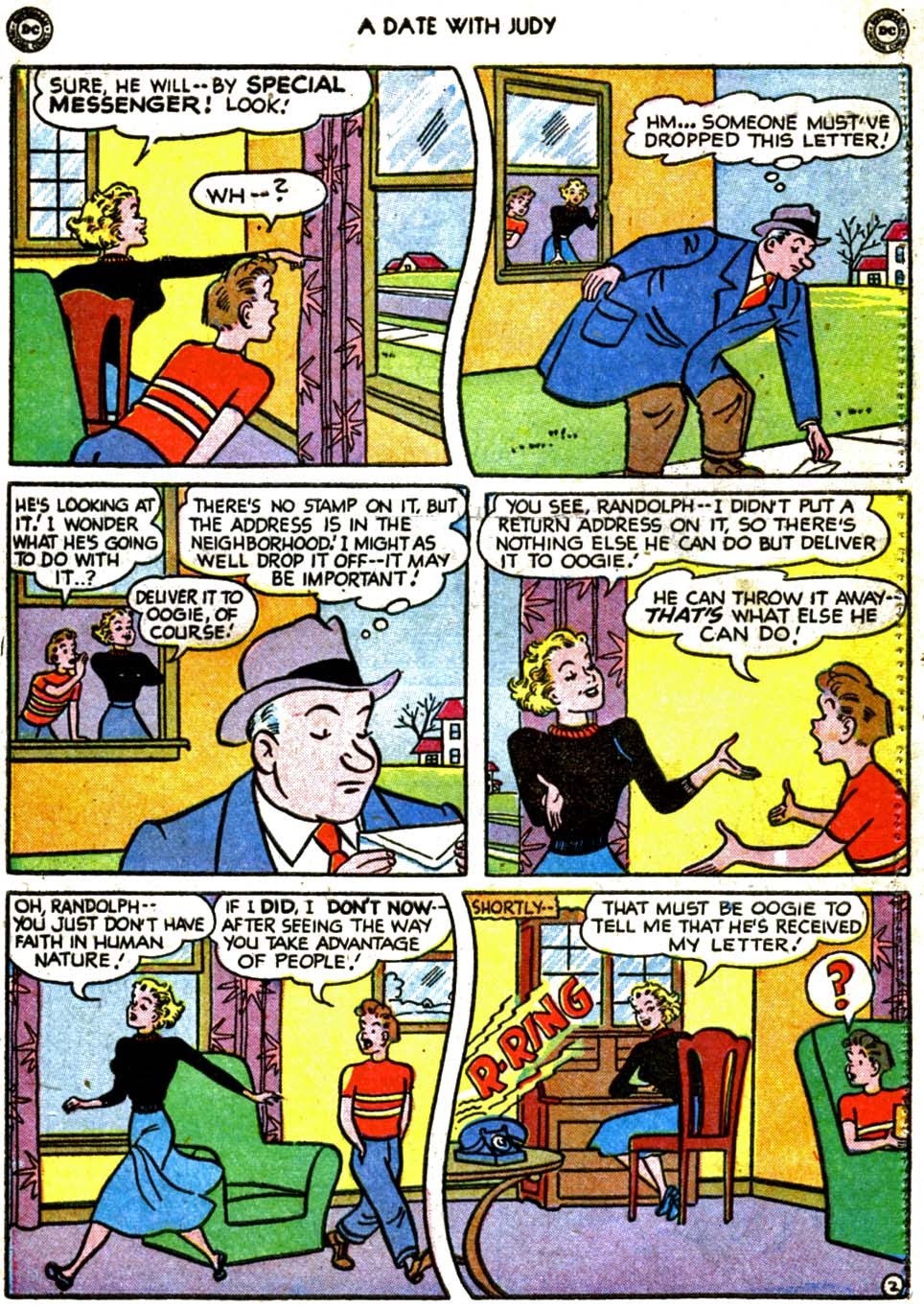 Read online A Date with Judy comic -  Issue #16 - 44