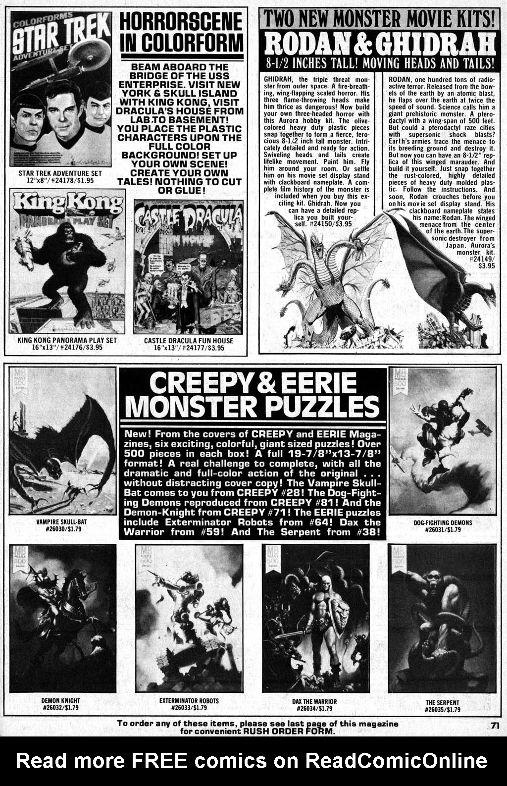 Read online Creepy (1964) comic -  Issue #95 - 70