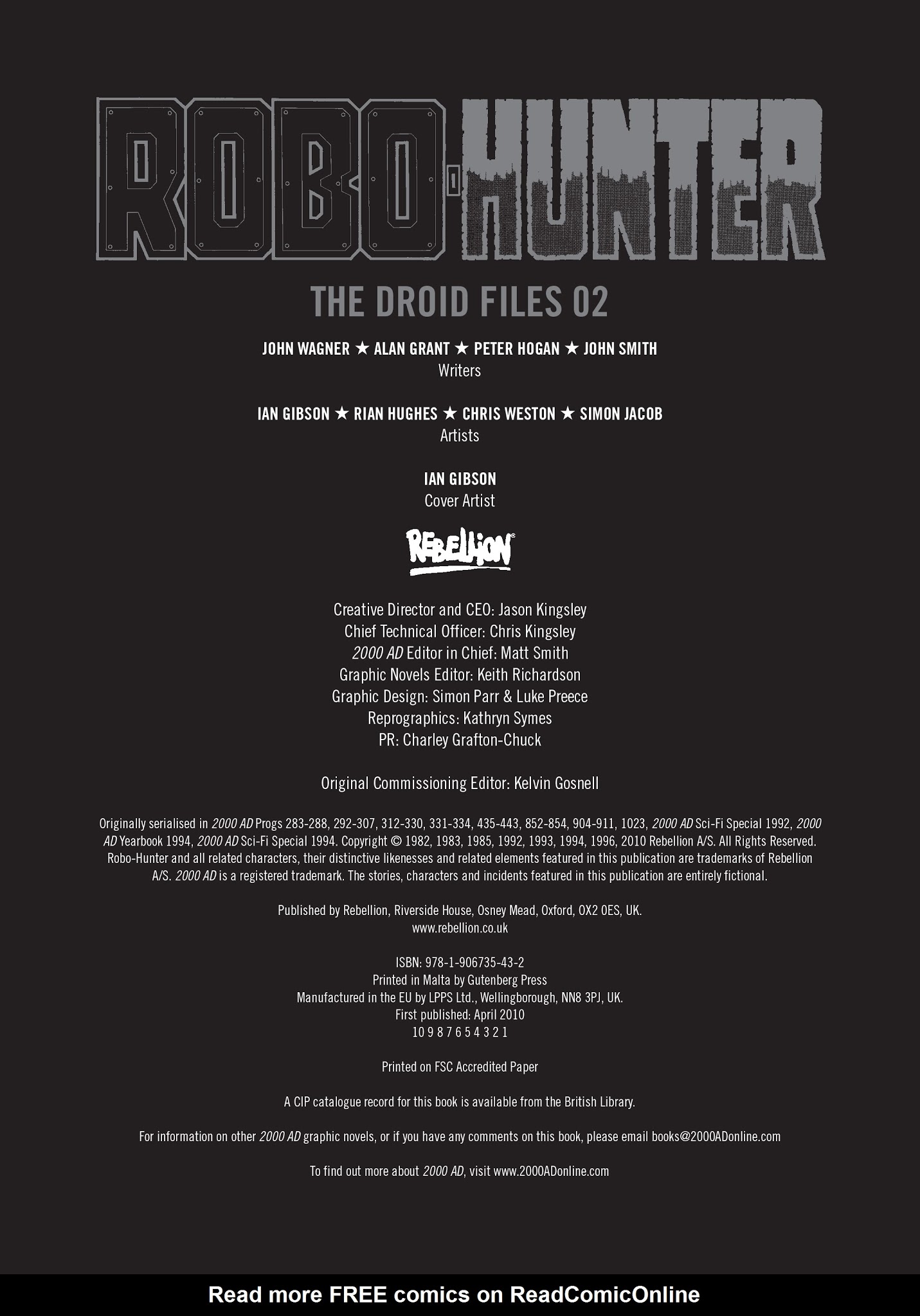 Read online Robo-Hunter: The Droid Files comic -  Issue # TPB 2 - 4