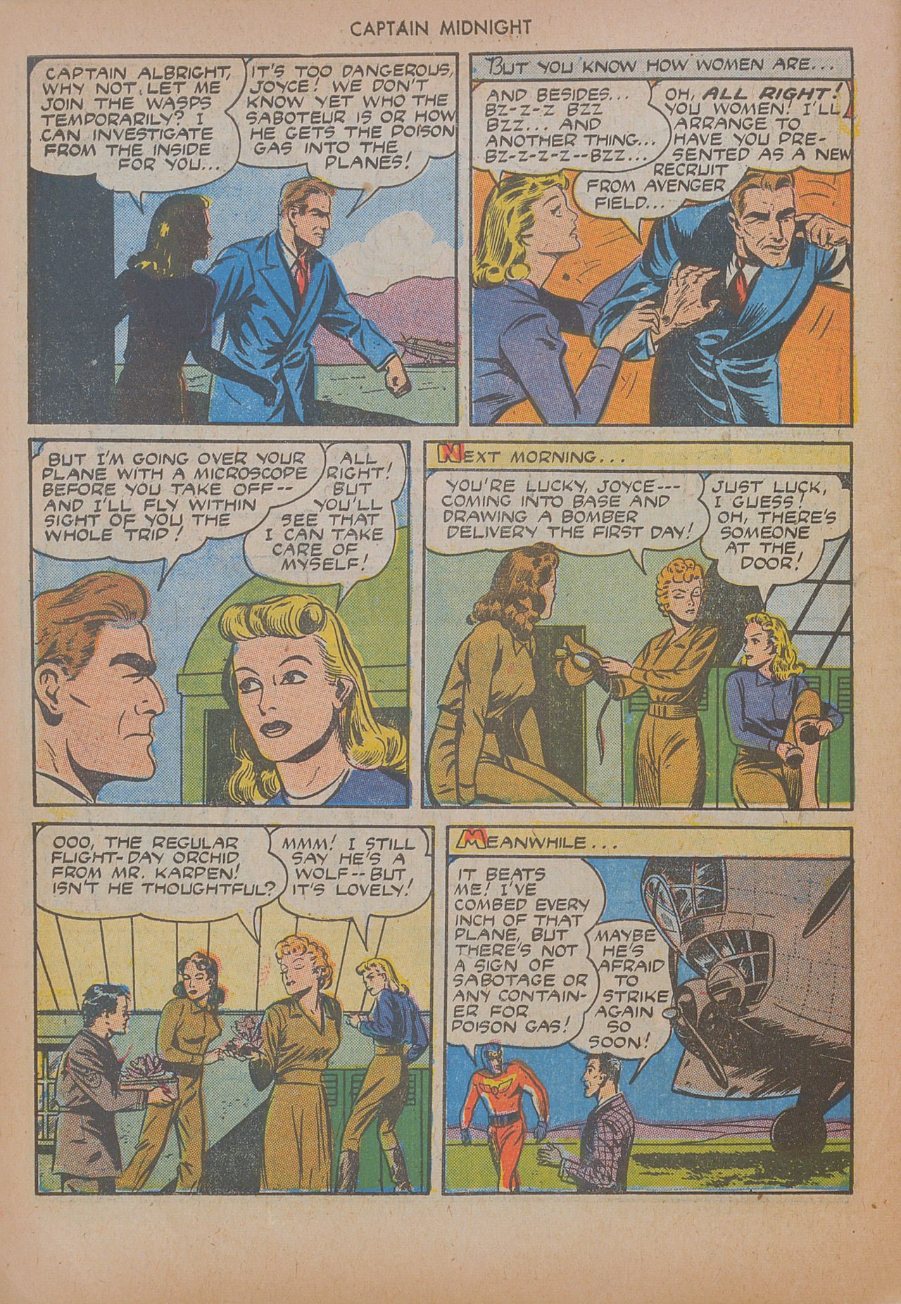 Read online Captain Midnight (1942) comic -  Issue #17 - 34