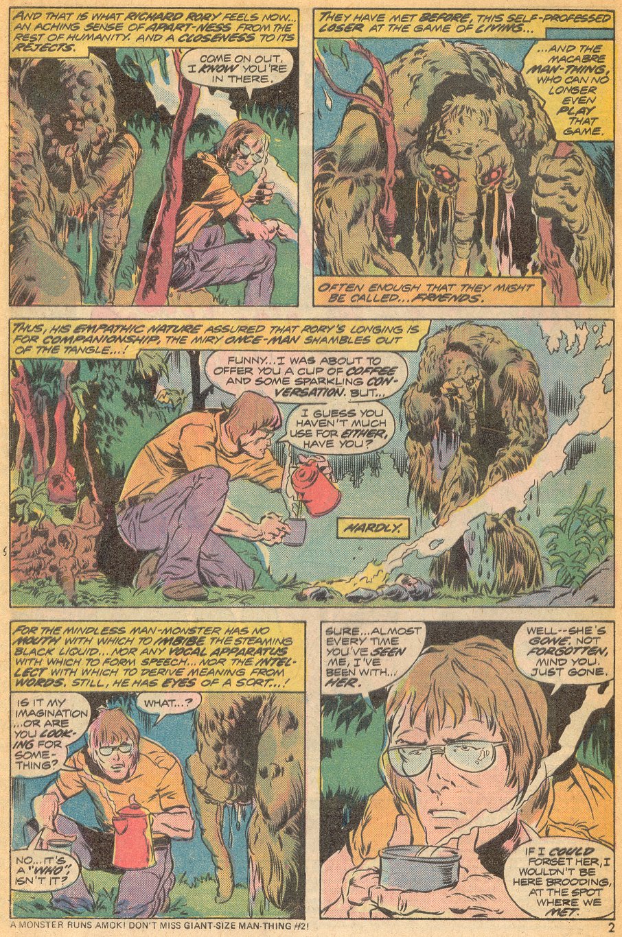 Read online Man-Thing (1974) comic -  Issue #11 - 3