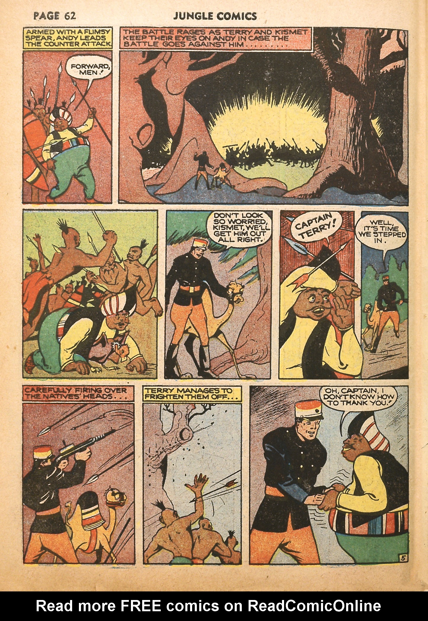 Read online Jungle Comics comic -  Issue #13 - 64