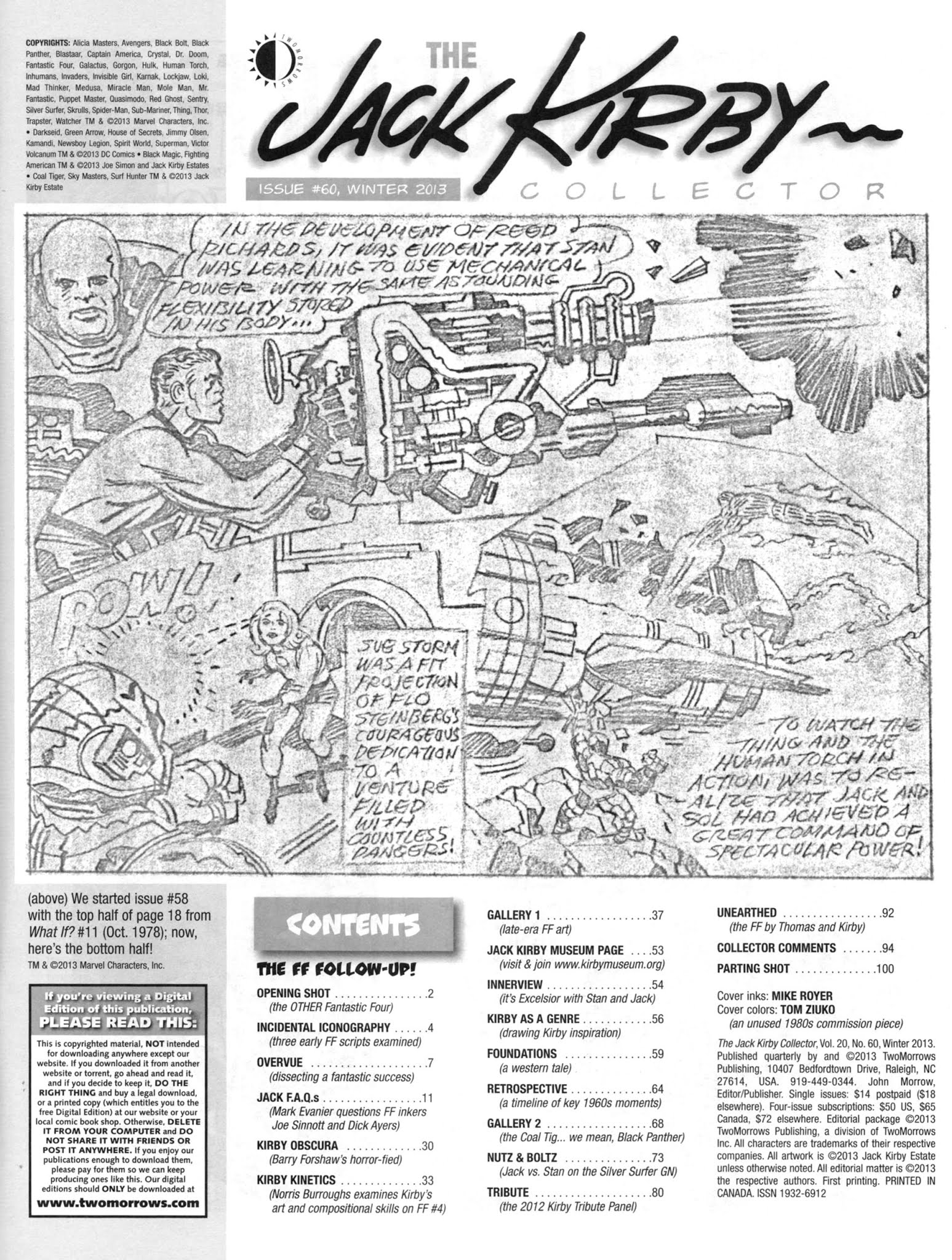 Read online The Jack Kirby Collector comic -  Issue #60 - 4