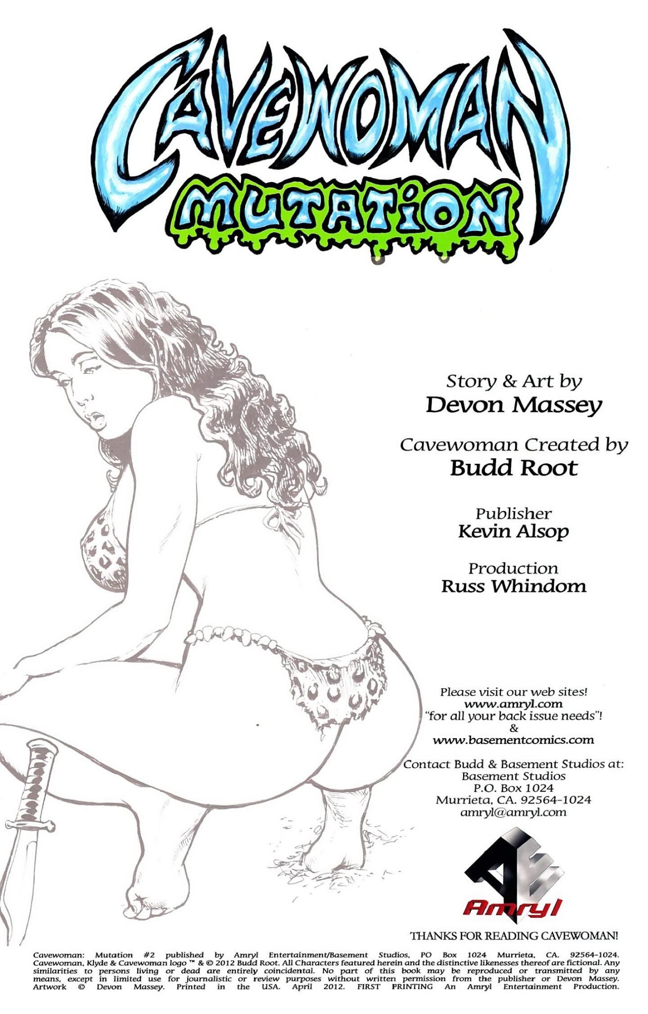 Read online Cavewoman: Mutation comic -  Issue #2 - 2