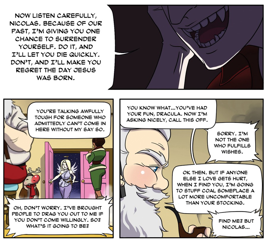 Read online Santa Versus Dracula comic -  Issue # TPB - 36
