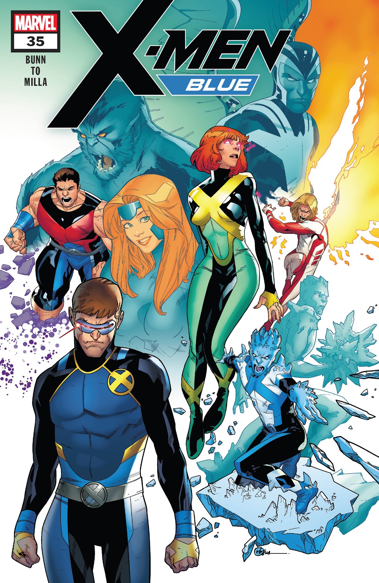 Read online X-Men: Blue comic -  Issue #35 - 1