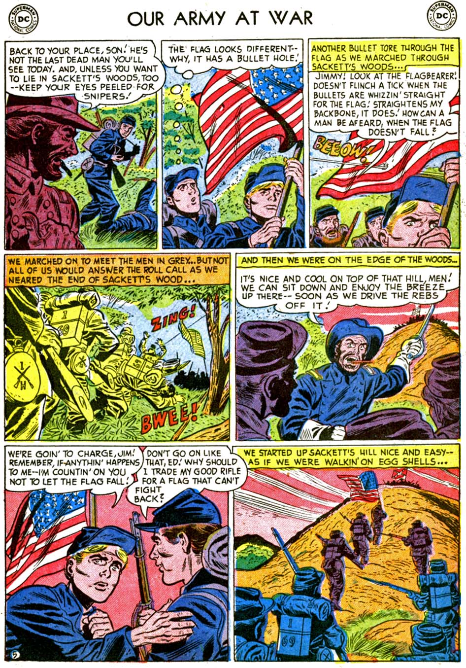 Read online Our Army at War (1952) comic -  Issue #6 - 7