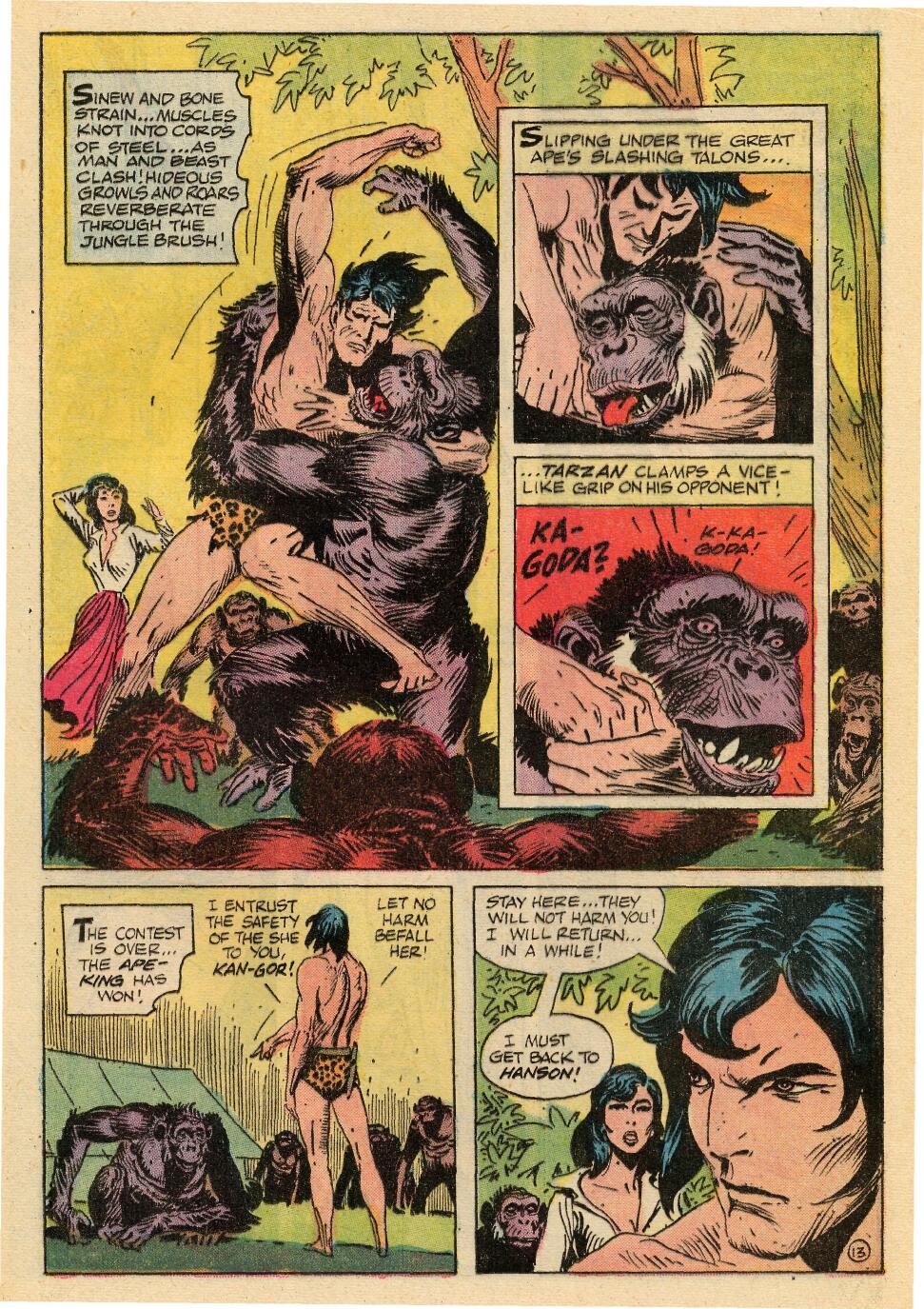 Read online Tarzan (1972) comic -  Issue #218 - 17