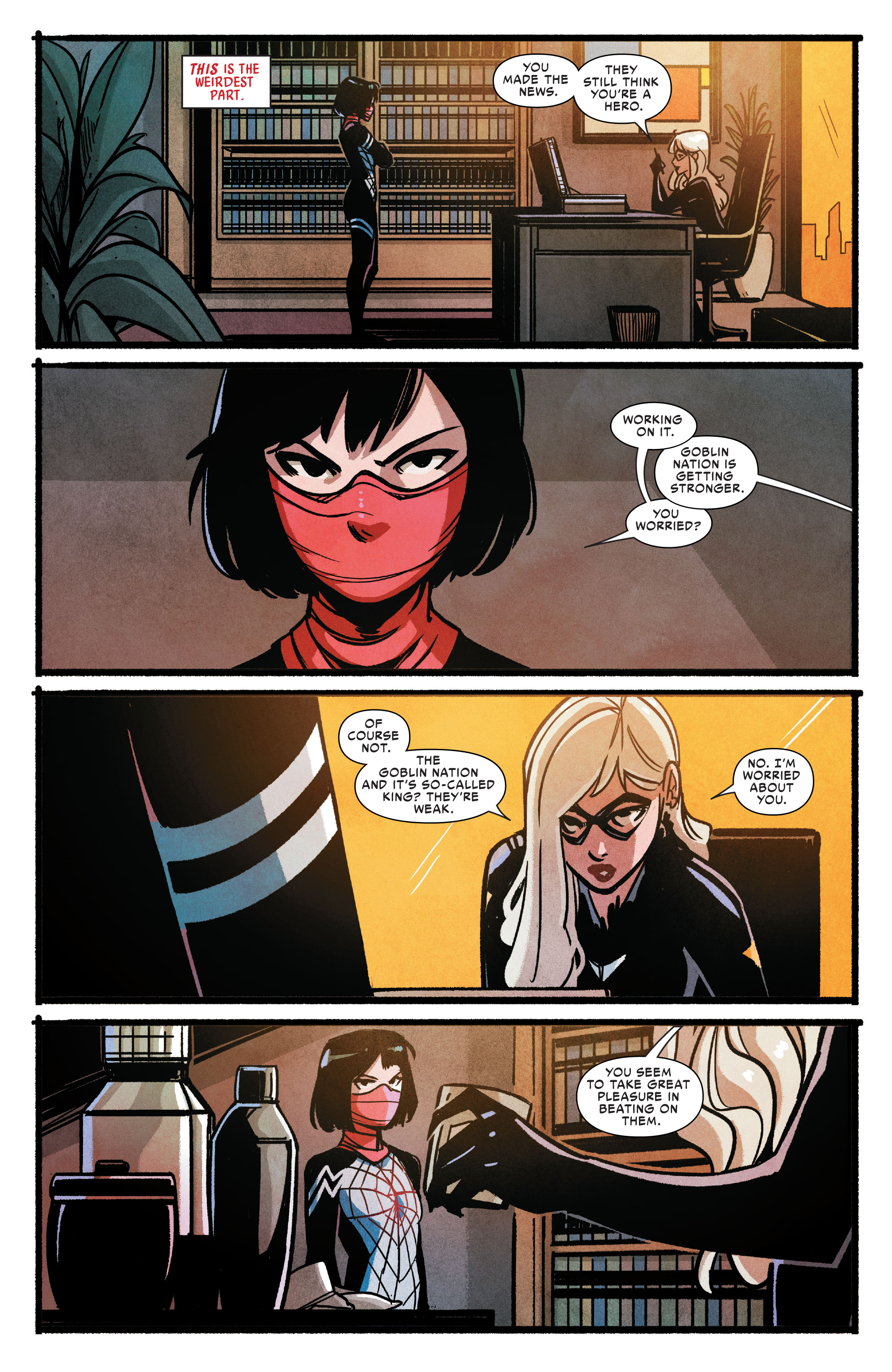 Read online Silk: Out of the Spider-Verse comic -  Issue # TPB 1 (Part 3) - 28