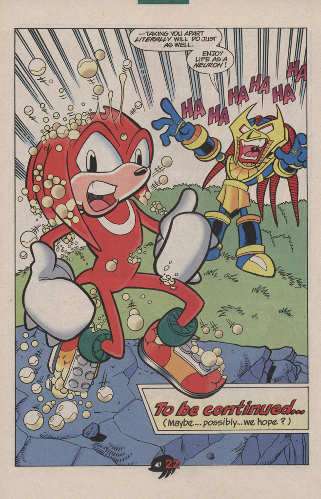 Read online Knuckles the Echidna comic -  Issue #8 - 30