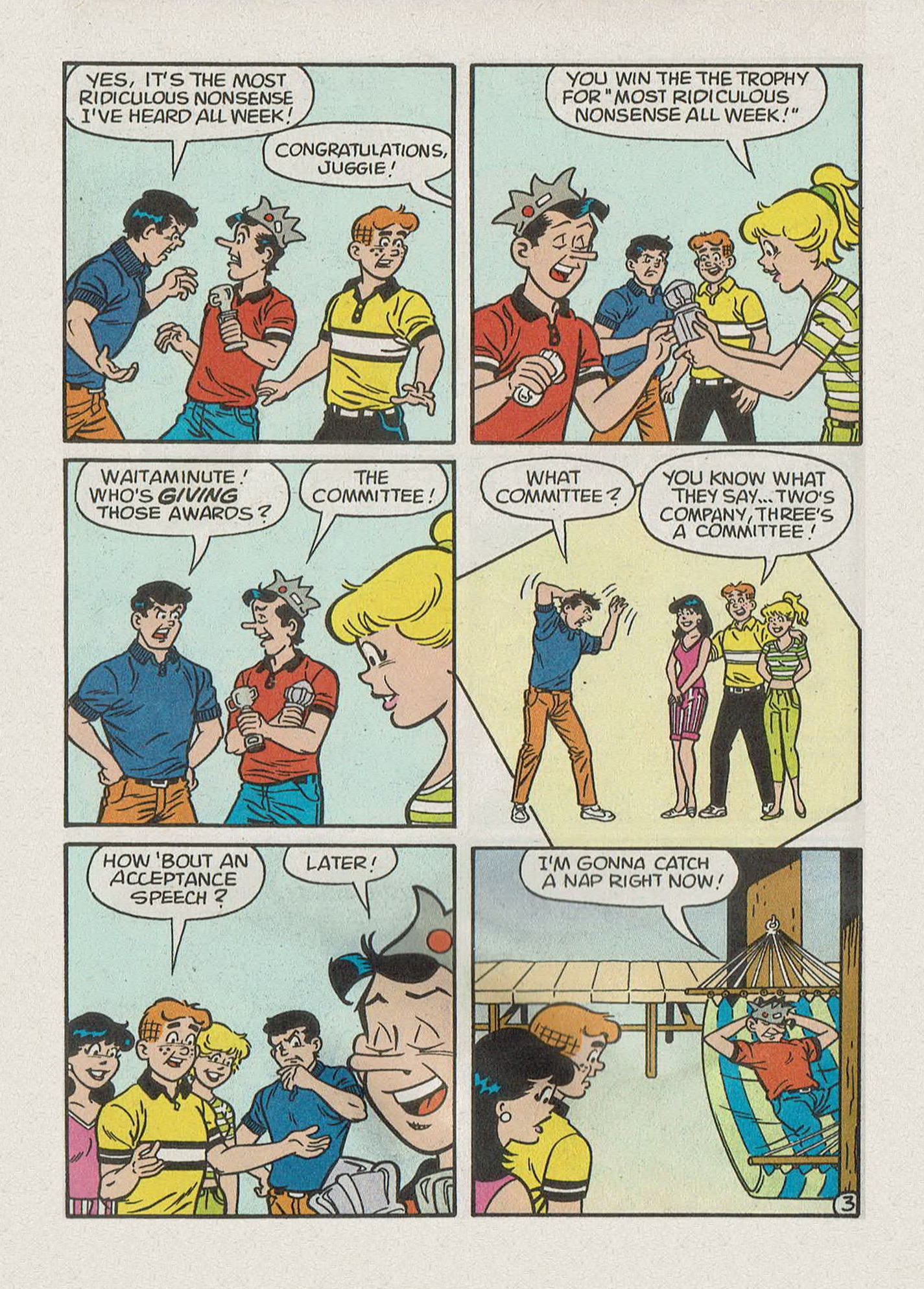 Read online Archie's Pals 'n' Gals Double Digest Magazine comic -  Issue #71 - 189